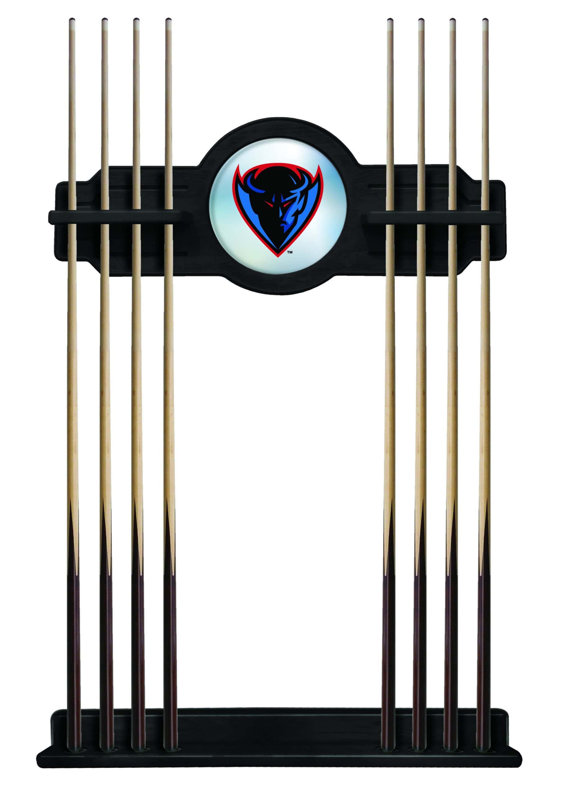DePaul University Black Logo Cue Rack 8 DePaul University Black Logo Cue Rack