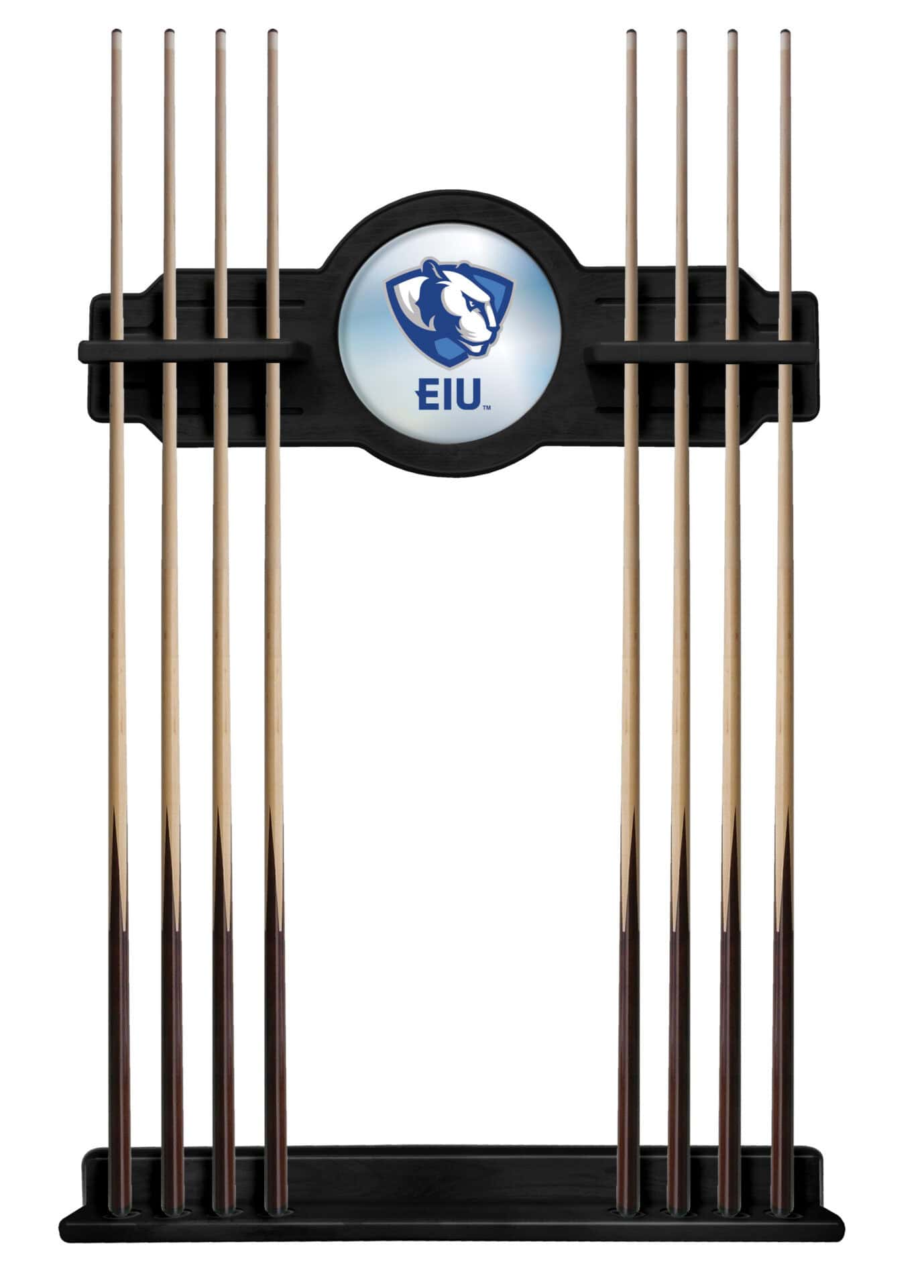 Eastern Illinois University Black Logo Cue Rack 1 Eastern Illinois University Black Logo Cue Rack