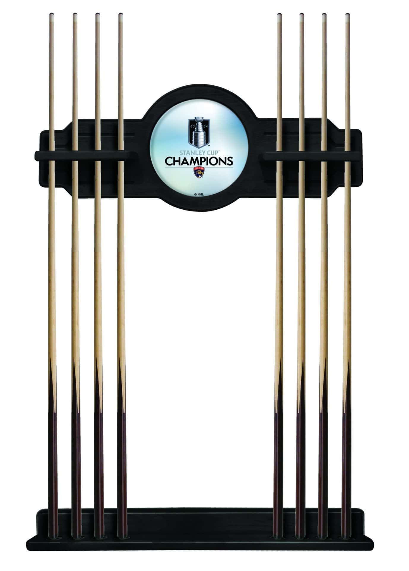 Florida Panthers - 2024 Stanley Cup Black Logo Cue Rack 1 Florida Panthers - 2024 Stanley Cup Black Logo Cue Rack