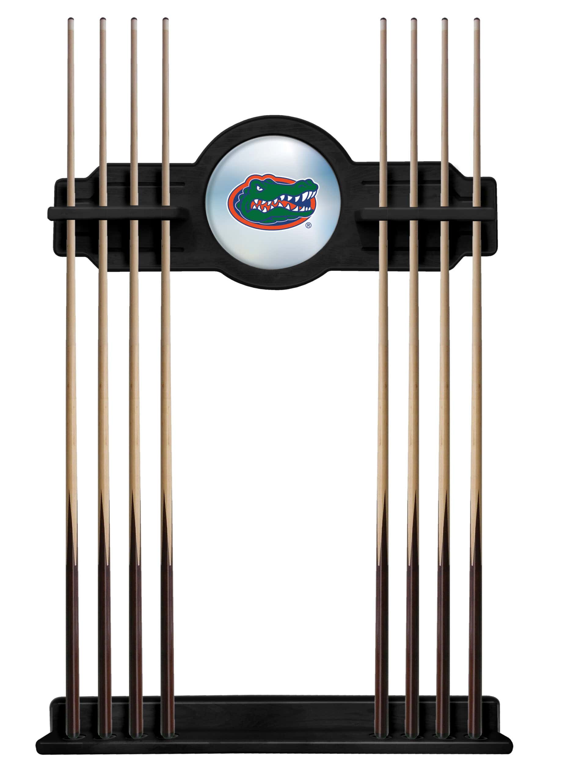 University of Florida Black Logo Cue Rack 7 University of Florida Black Logo Cue Rack