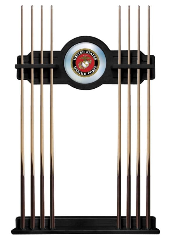 United States Marine Corps Black Logo Cue Rack - Cave Supplies