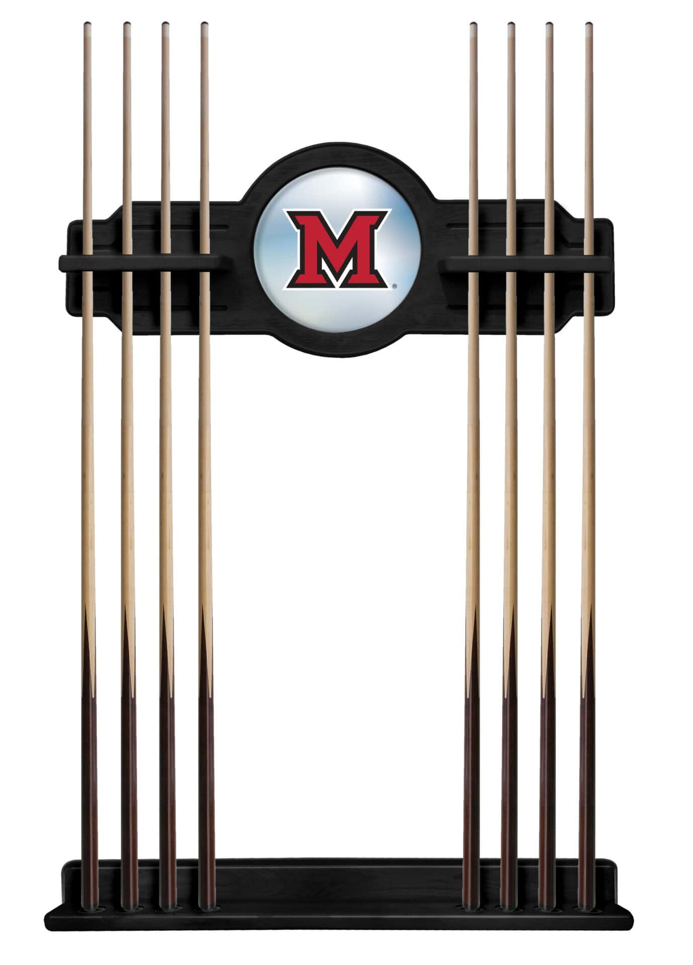 Miami University (OH) Black Logo Cue Rack 1 Miami University (OH) Black Logo Cue Rack