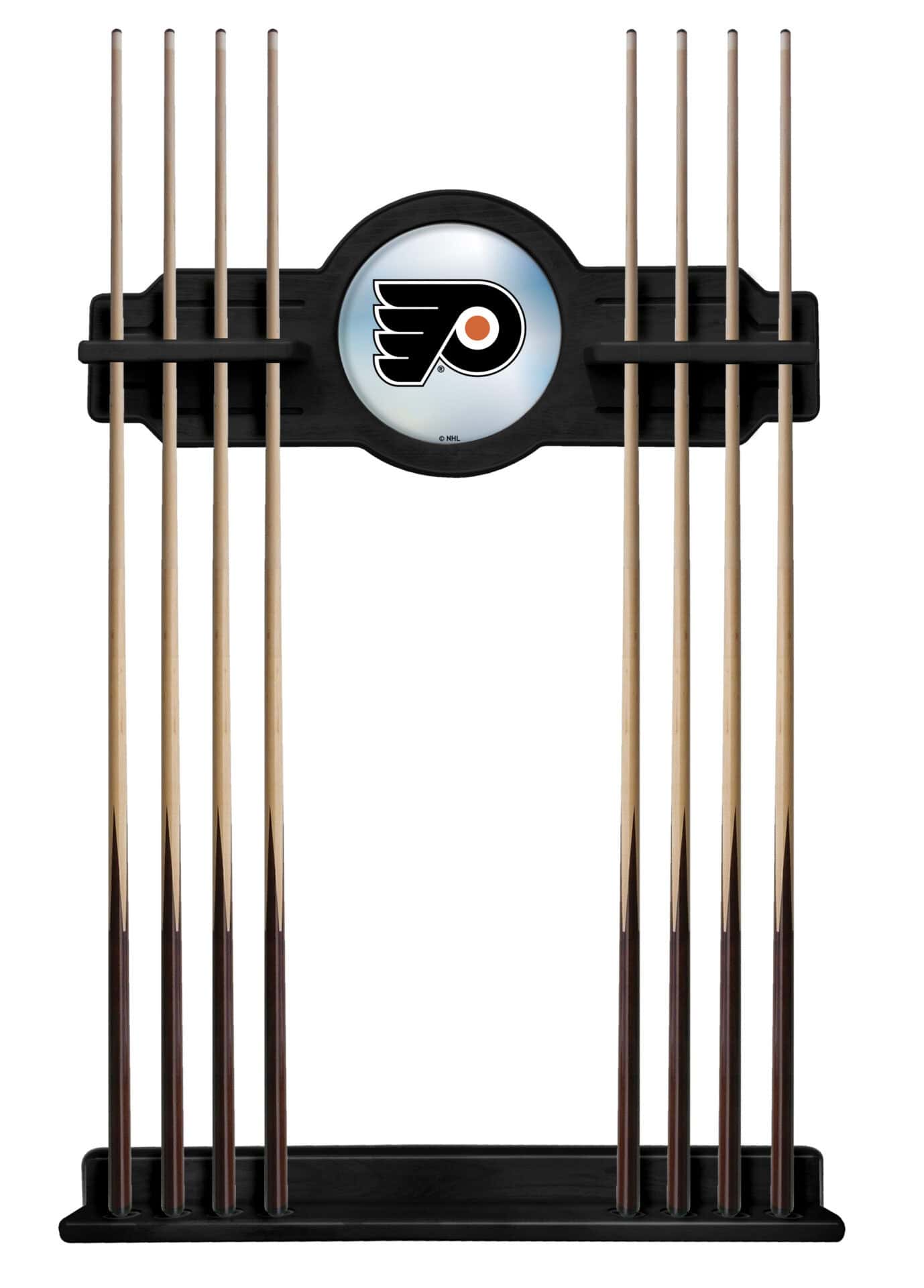 Philadelphia Flyers Black Logo Cue Rack 1 Philadelphia Flyers Black Logo Cue Rack