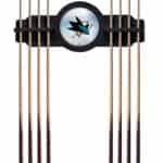 San Jose Sharks Black Logo Cue Rack 7 San Jose Sharks Black Logo Cue Rack