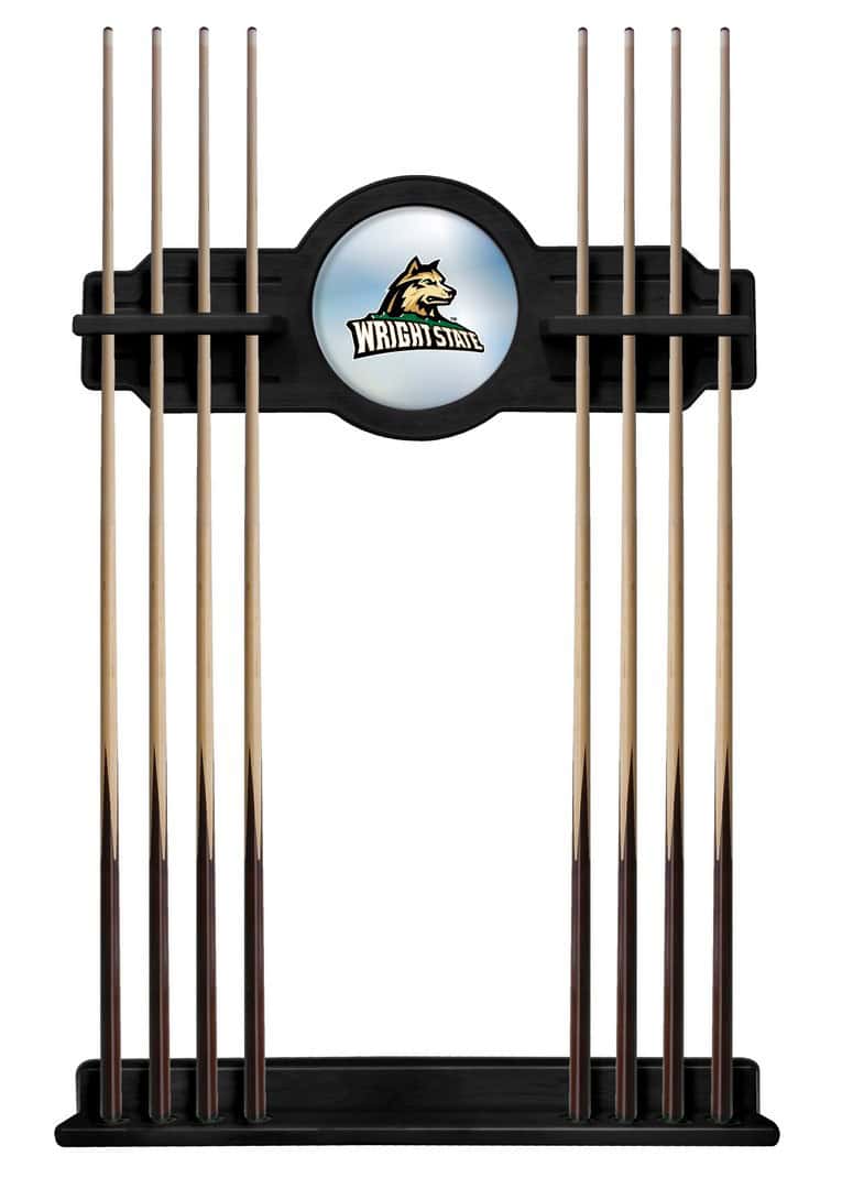 Wright State University Black Logo Cue Rack 1 Wright State University Black Logo Cue Rack