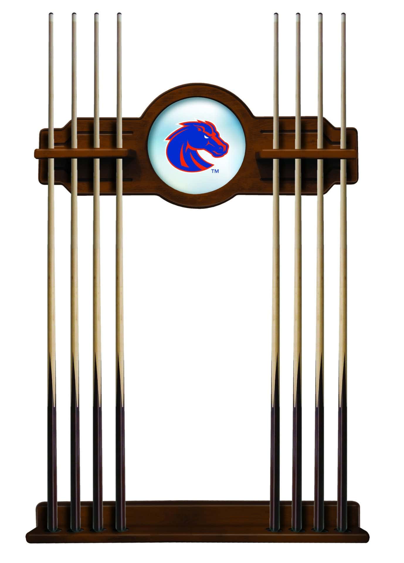 Boise State University Chardonnay Logo Cue Rack 1 Boise State University Chardonnay Logo Cue Rack