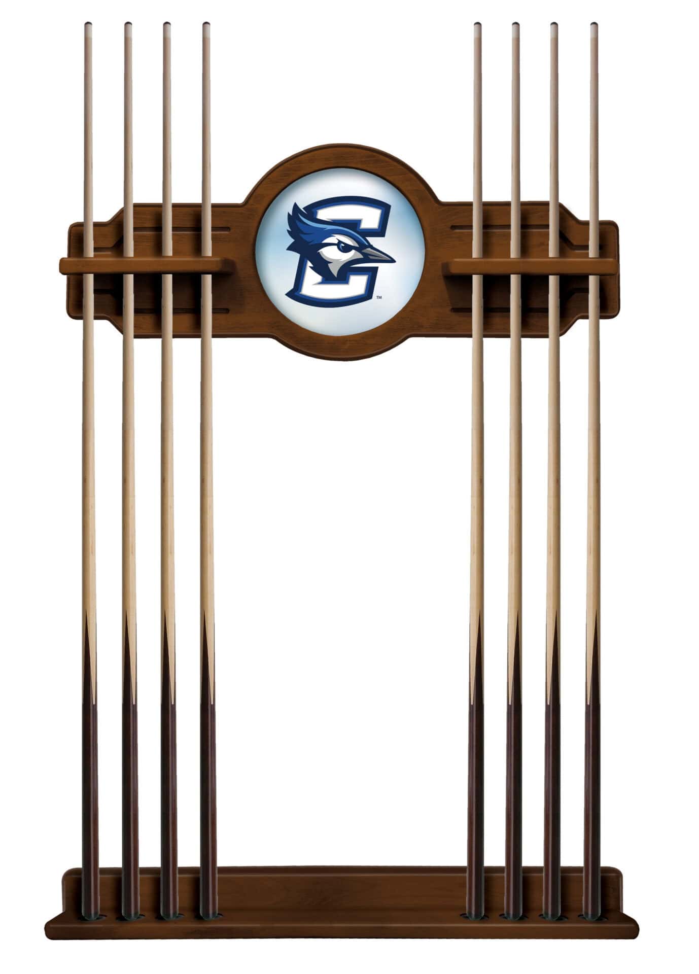 Creighton University Chardonnay Logo Cue Rack 1 Creighton University Chardonnay Logo Cue Rack