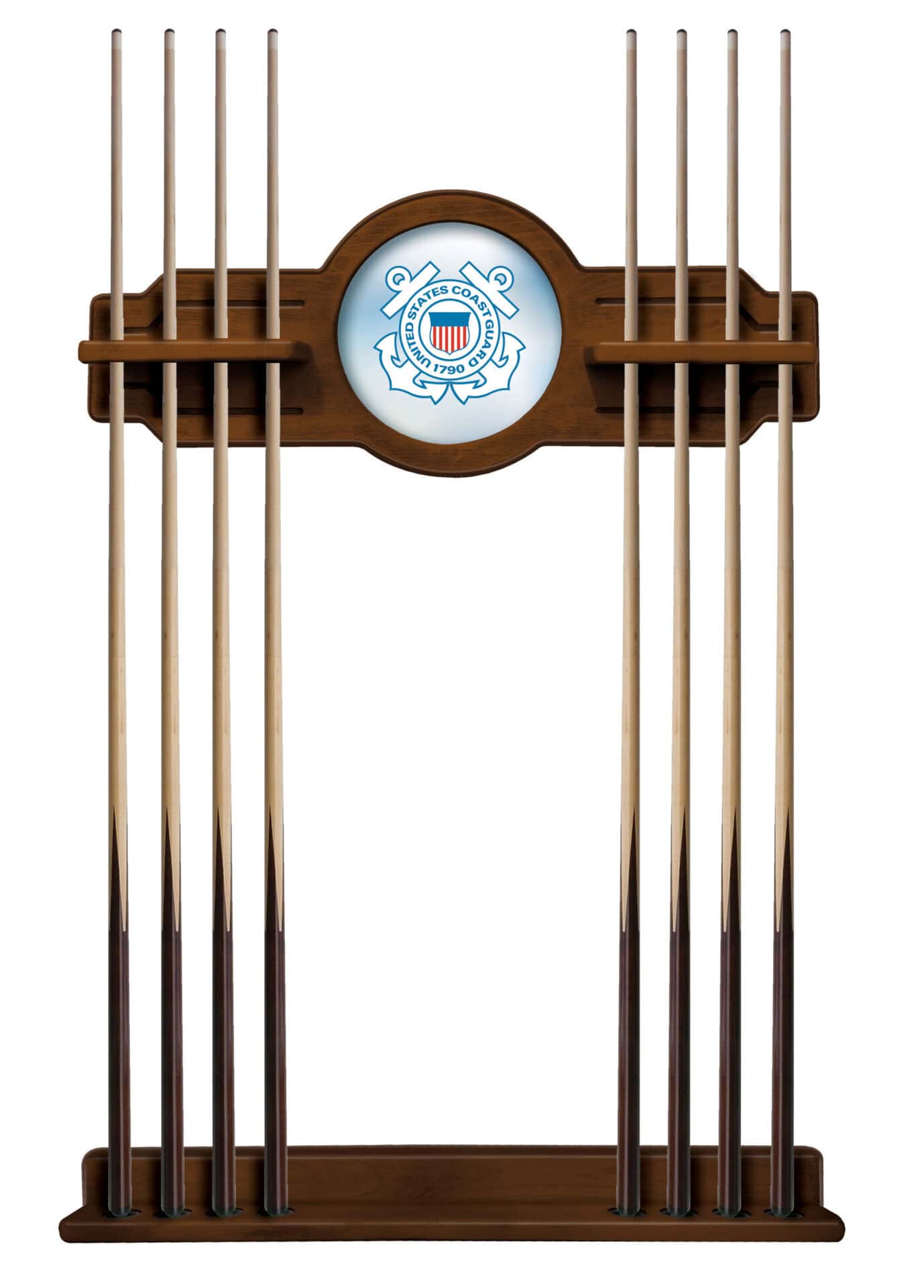 United States Coast Guard Chardonnay Logo Cue Rack 1 United States Coast Guard Chardonnay Logo Cue Rack
