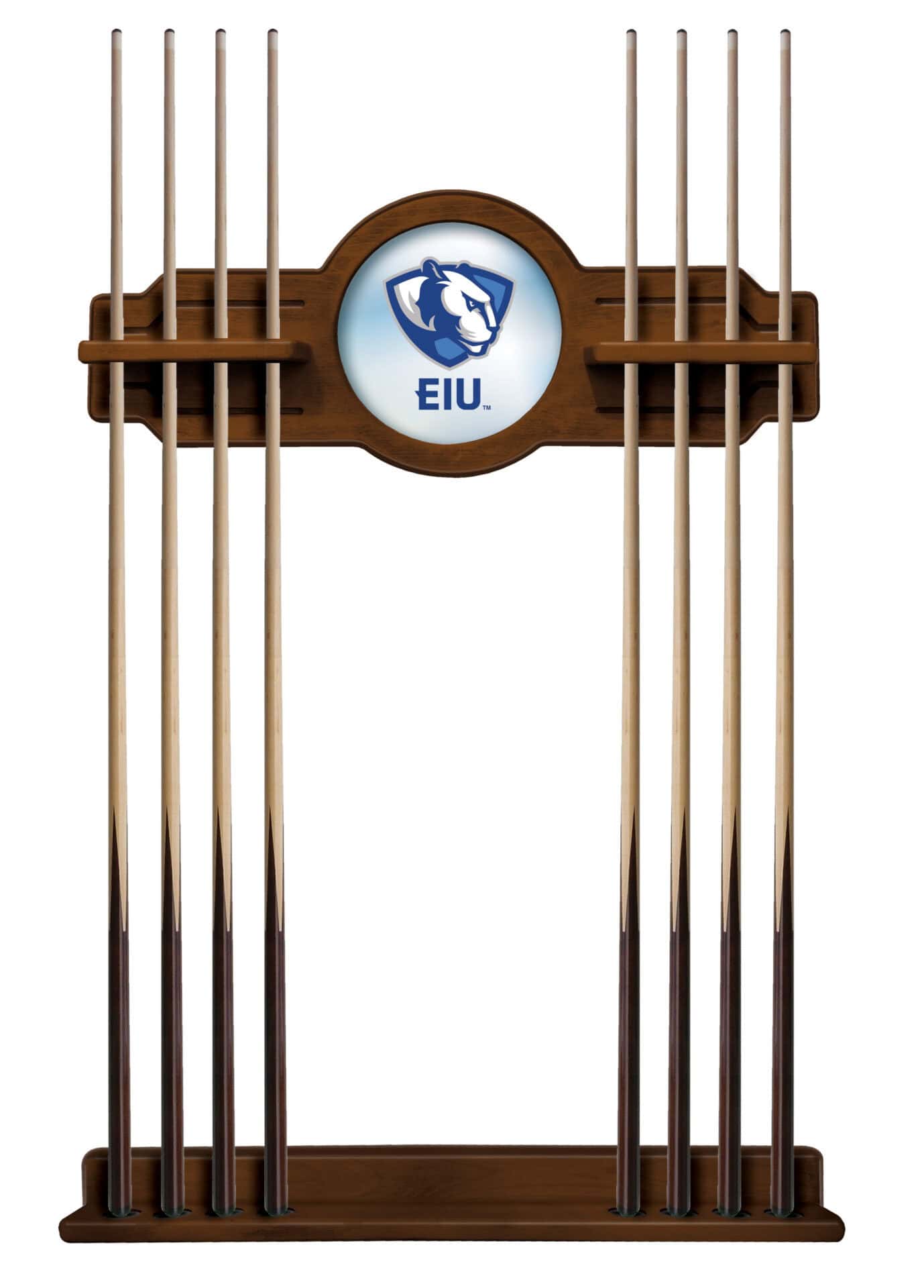 Eastern Illinois University Chardonnay Logo Cue Rack 1 Eastern Illinois University Chardonnay Logo Cue Rack
