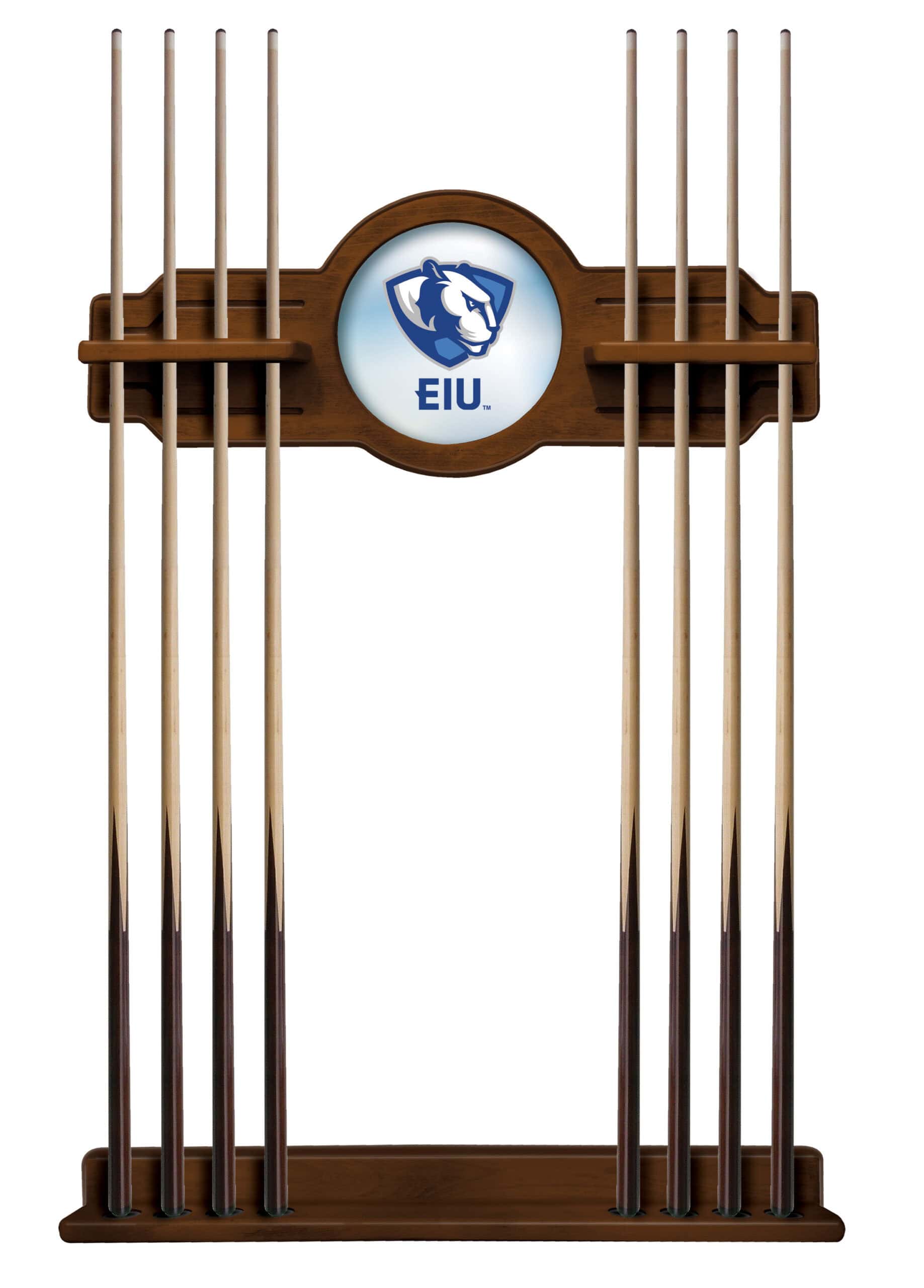 Eastern Illinois University Chardonnay Logo Cue Rack 8 Eastern Illinois University Chardonnay Logo Cue Rack