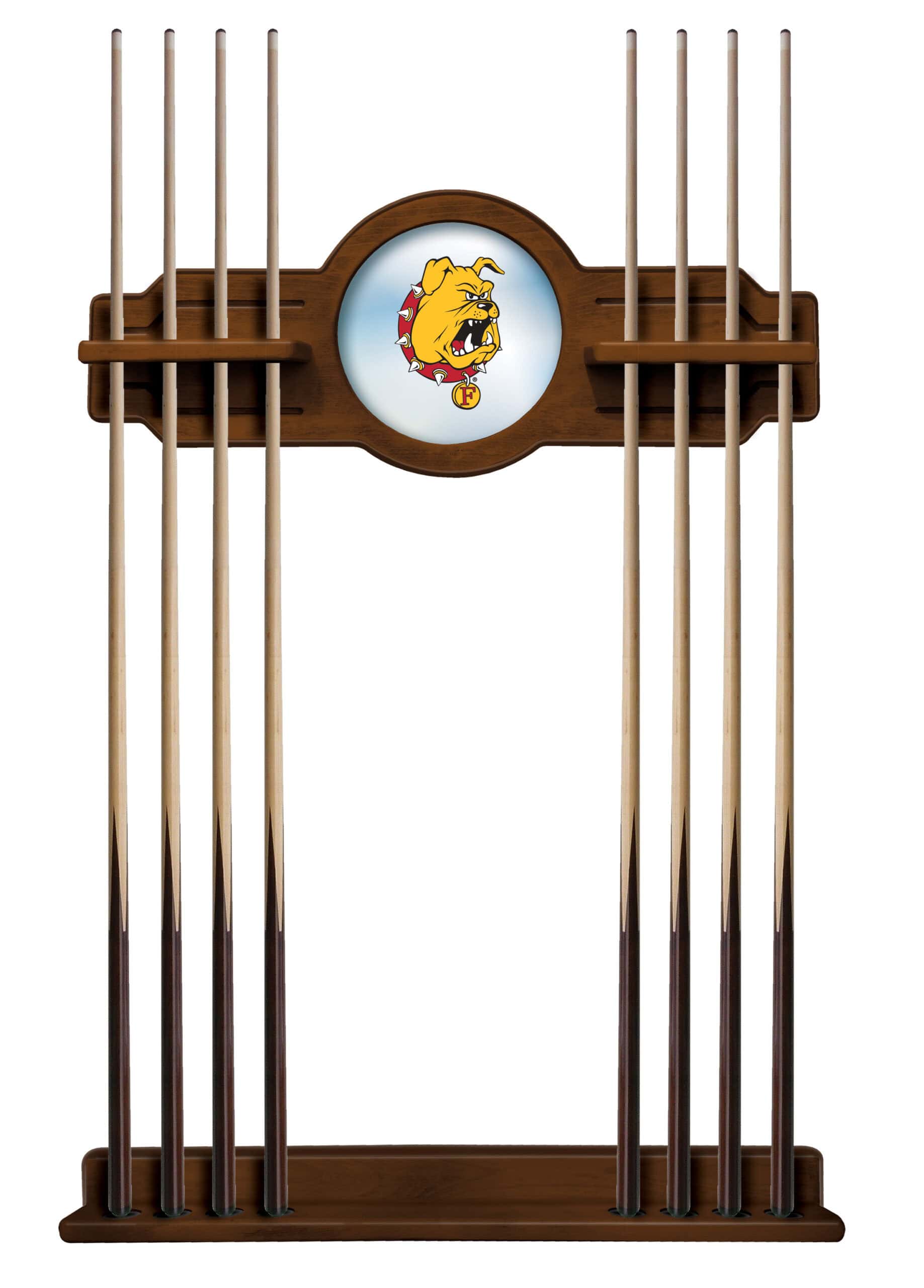 Ferris State University Chardonnay Logo Cue Rack 7 Ferris State University Chardonnay Logo Cue Rack