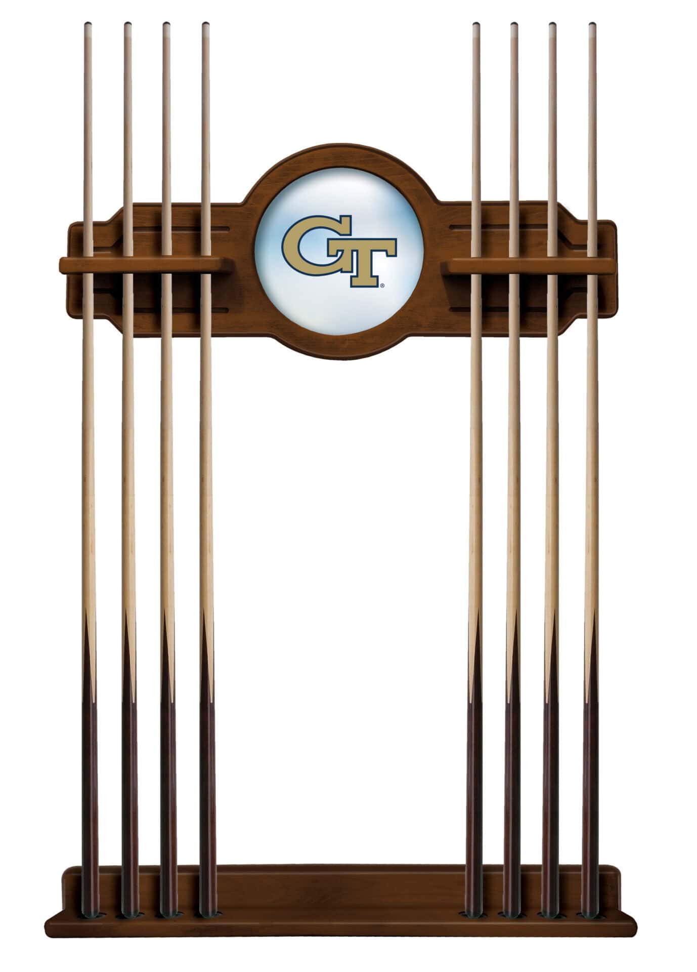 Georgia Tech Chardonnay Logo Cue Rack 1 Georgia Tech Chardonnay Logo Cue Rack