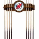 New Jersey Devils Chardonnay Logo Cue Rack 7 New Jersey Devils Chardonnay Logo Cue Rack