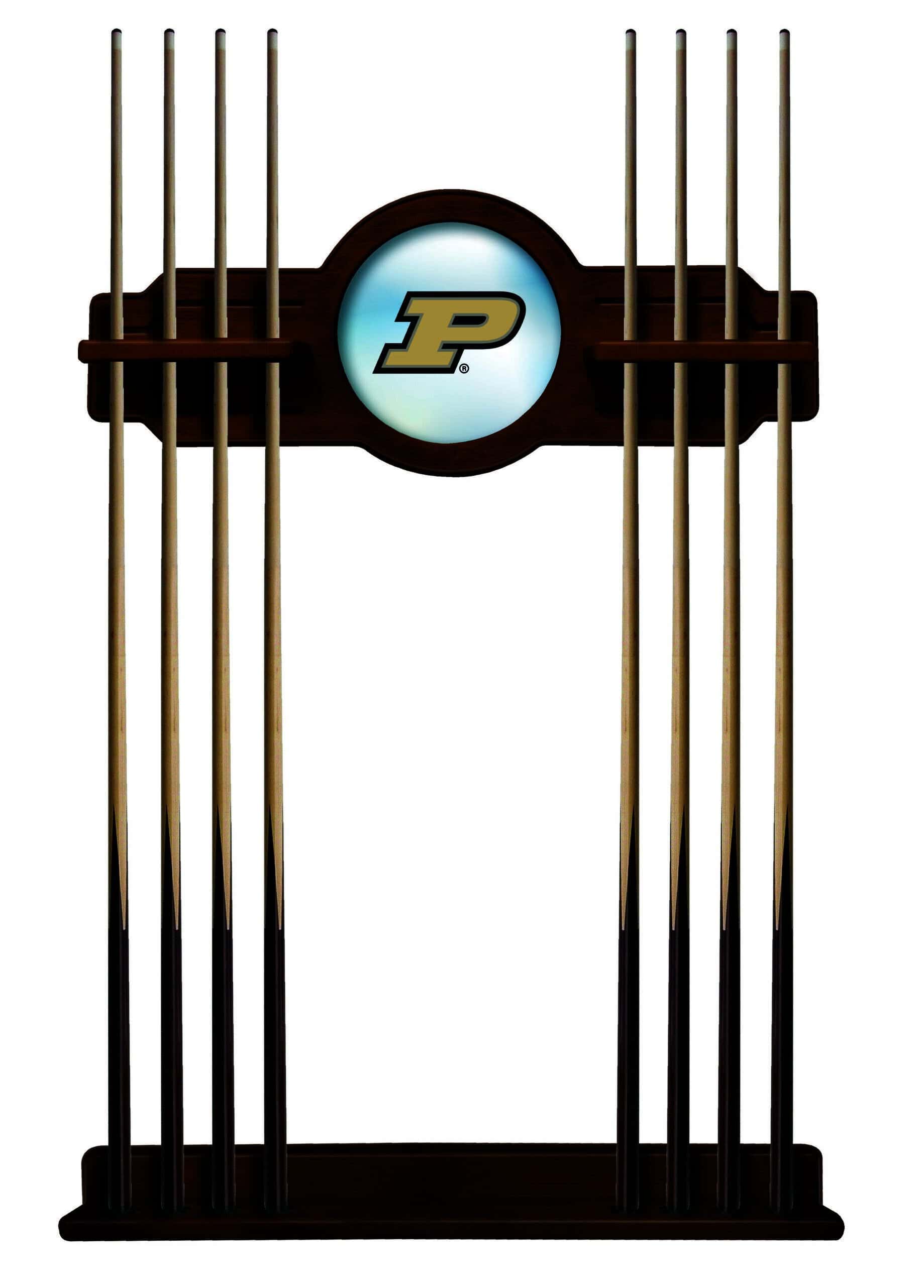 Purdue Chardonnay Logo Cue Rack 7 Purdue Chardonnay Logo Cue Rack