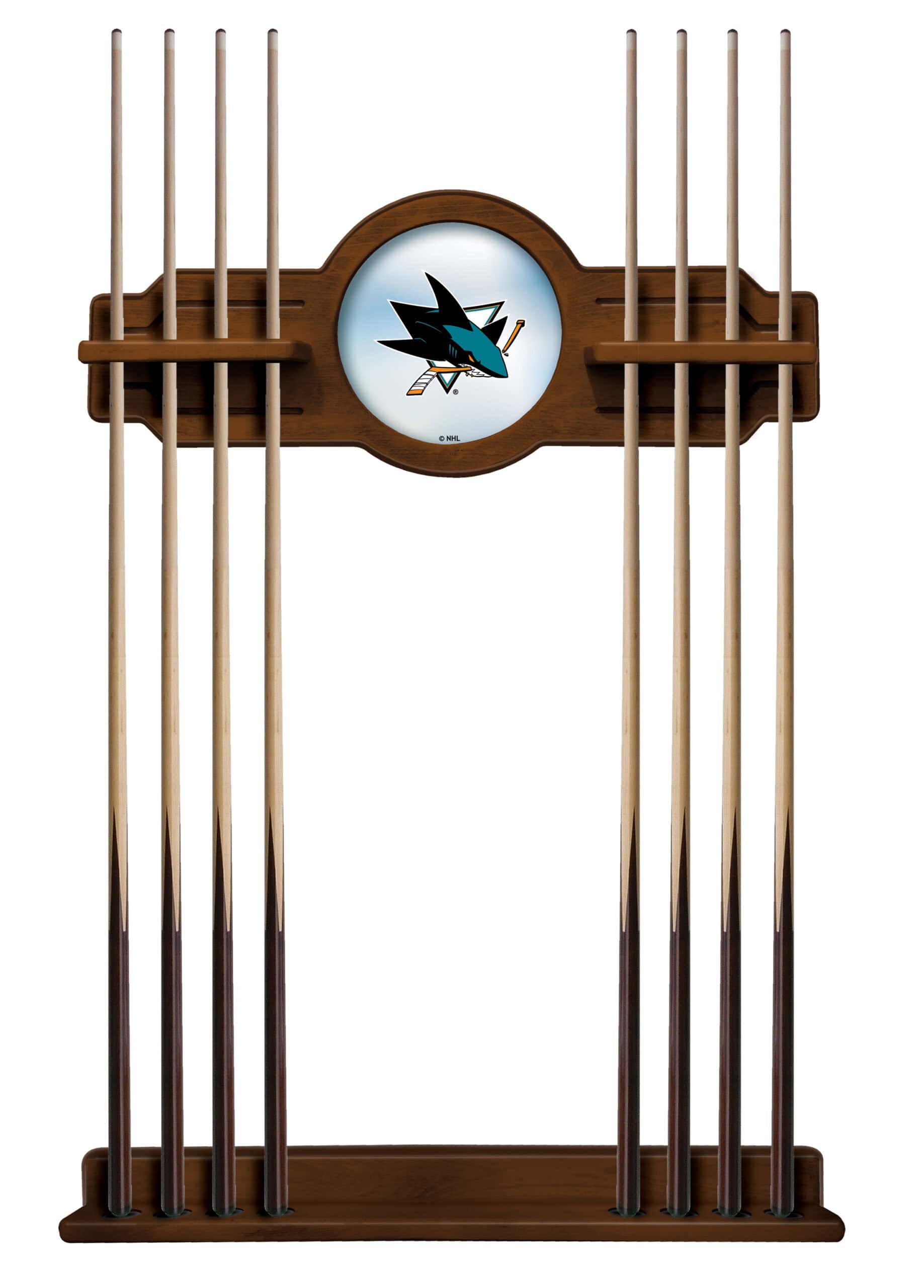 San Jose Sharks Chardonnay Logo Cue Rack 7 San Jose Sharks Chardonnay Logo Cue Rack
