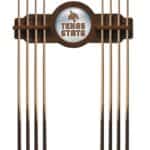 Texas State University Chardonnay Logo Cue Rack 8 Texas State University Chardonnay Logo Cue Rack