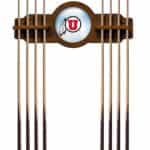 University of Utah Chardonnay Logo Cue Rack 8 University of Utah Chardonnay Logo Cue Rack