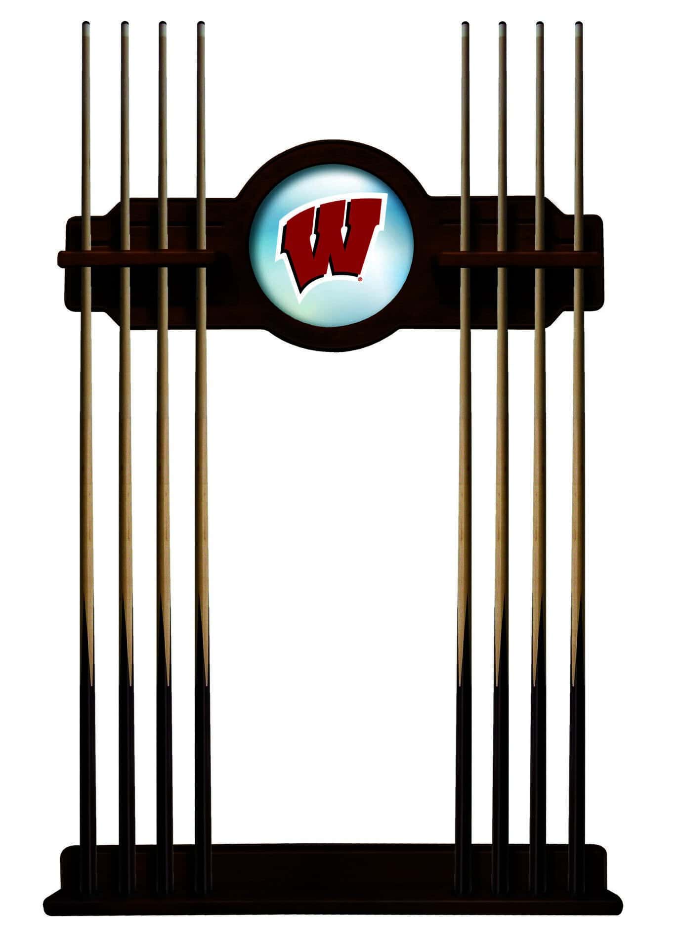 University of Wisconsin (W) Chardonnay Logo Cue Rack 1 University of Wisconsin (W) Chardonnay Logo Cue Rack