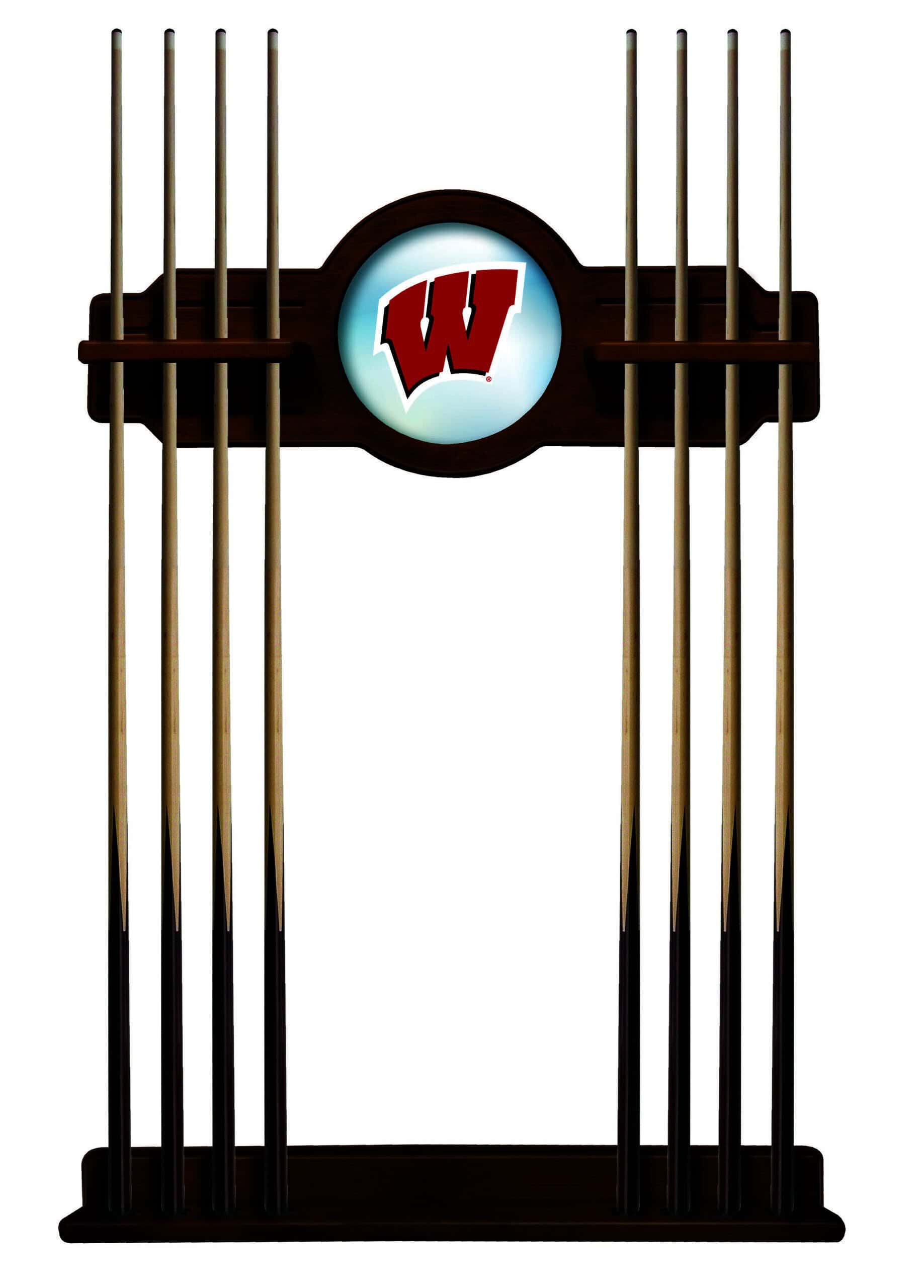 University of Wisconsin (W) Chardonnay Logo Cue Rack 8 University of Wisconsin (W) Chardonnay Logo Cue Rack