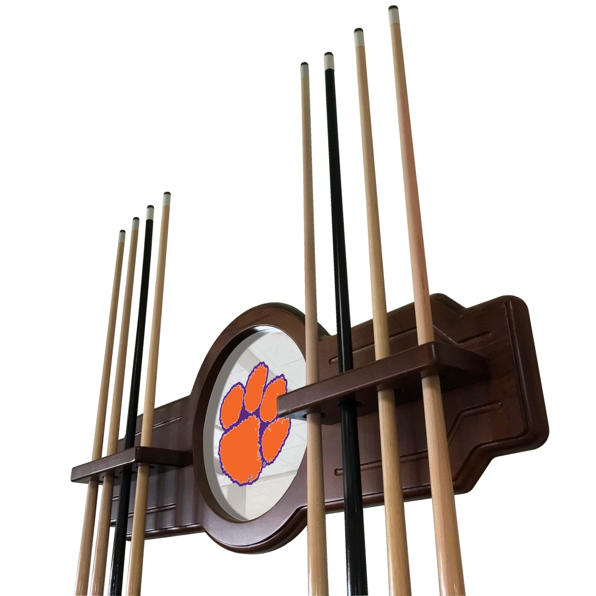 Clemson Black Logo Cue Rack 2 Clemson Black Logo Cue Rack - Image 2