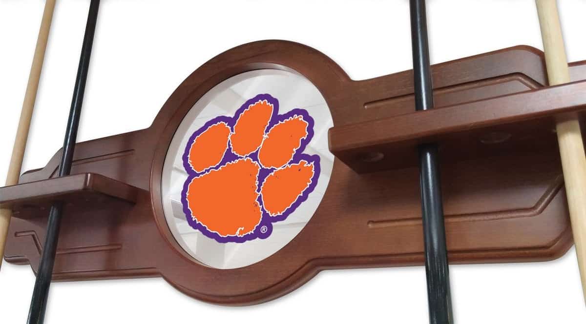 Clemson Navajo Logo Cue Rack 3 Clemson Navajo Logo Cue Rack - Image 3