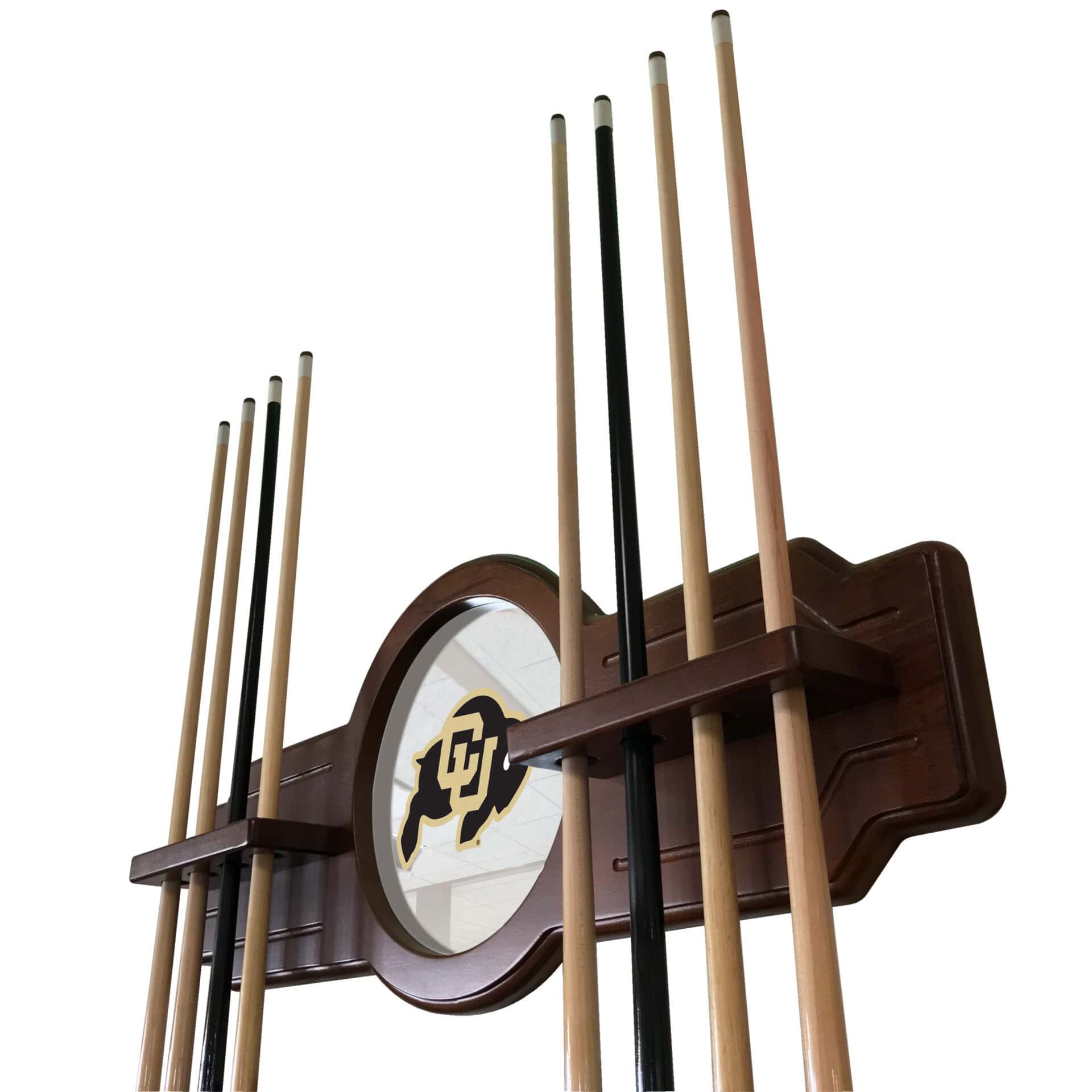 University of Colorado Black Logo Cue Rack 2 University of Colorado Black Logo Cue Rack - Image 2