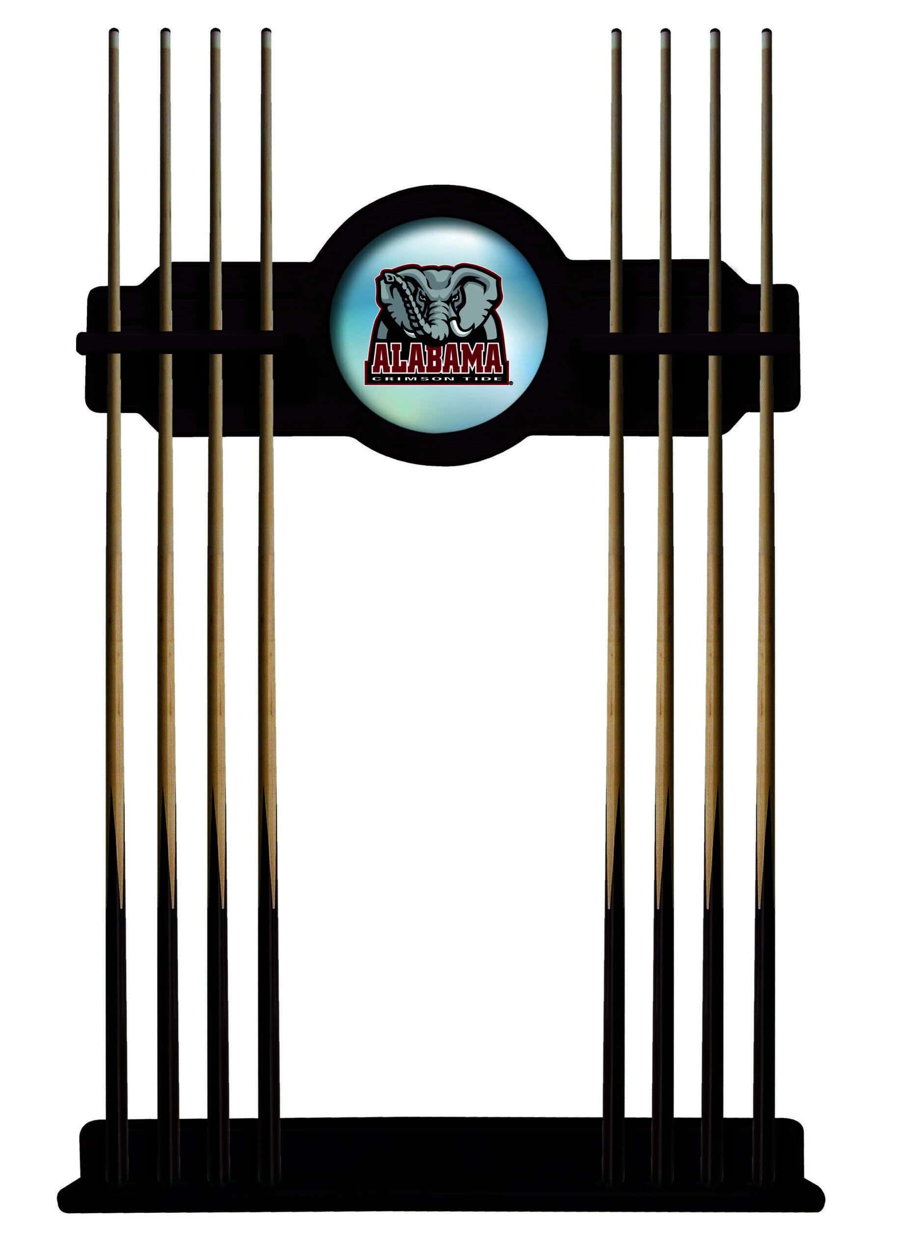 University of Alabama (Elephant) English Tudor Logo Cue Rack 7 University of Alabama (Elephant) English Tudor Logo Cue Rack