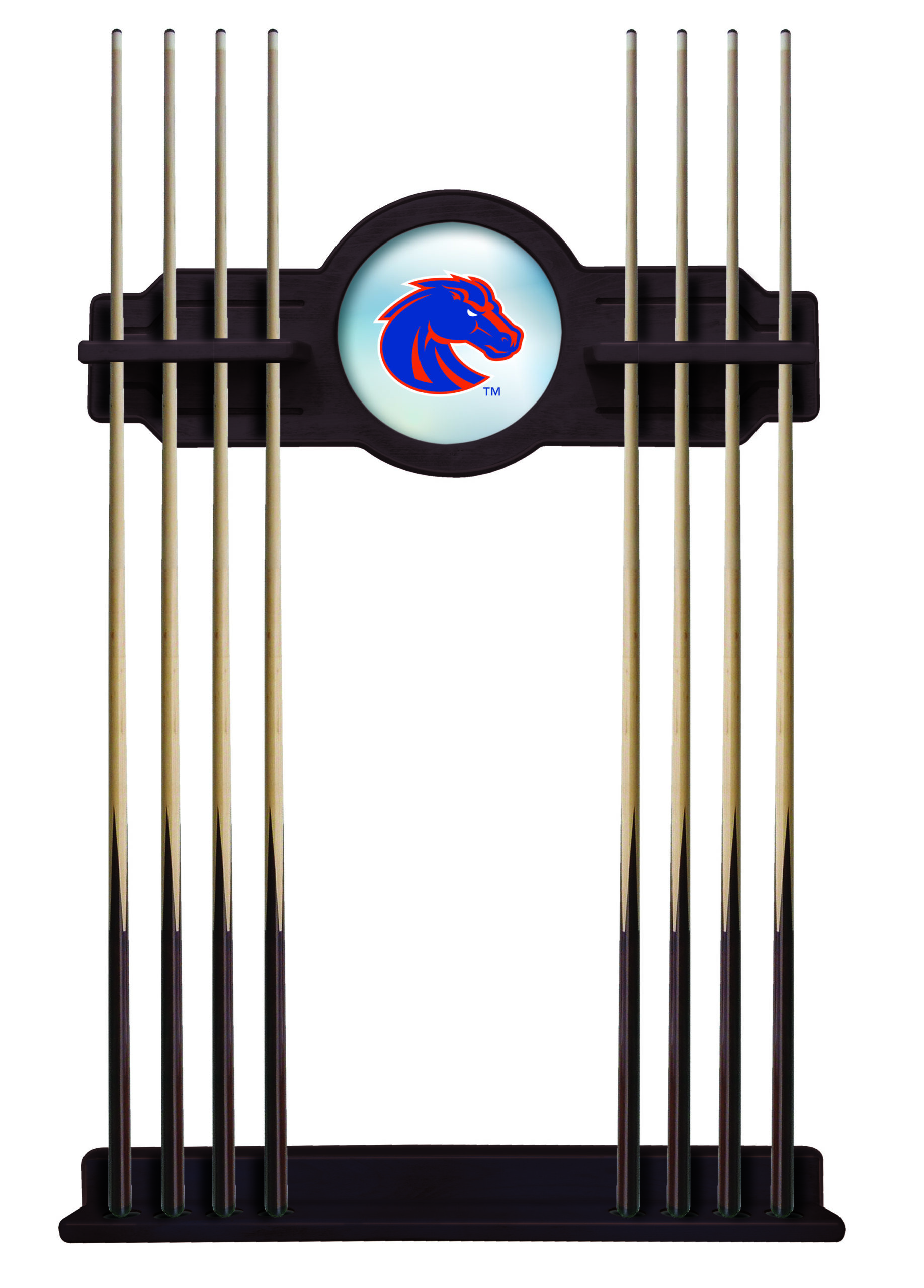 Boise State University English Tudor Logo Cue Rack 7 Boise State University English Tudor Logo Cue Rack
