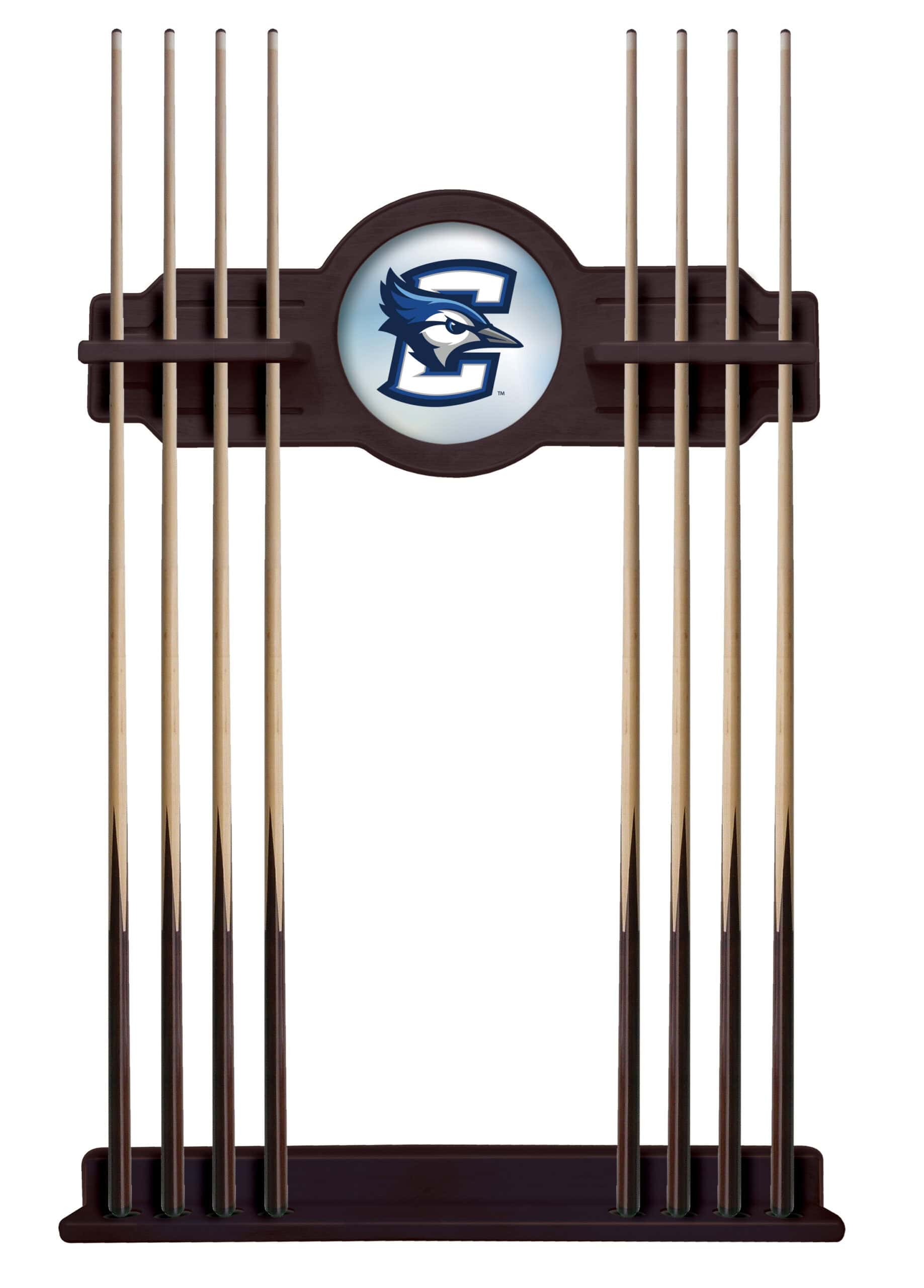 Creighton University English Tudor Logo Cue Rack 8 Creighton University English Tudor Logo Cue Rack