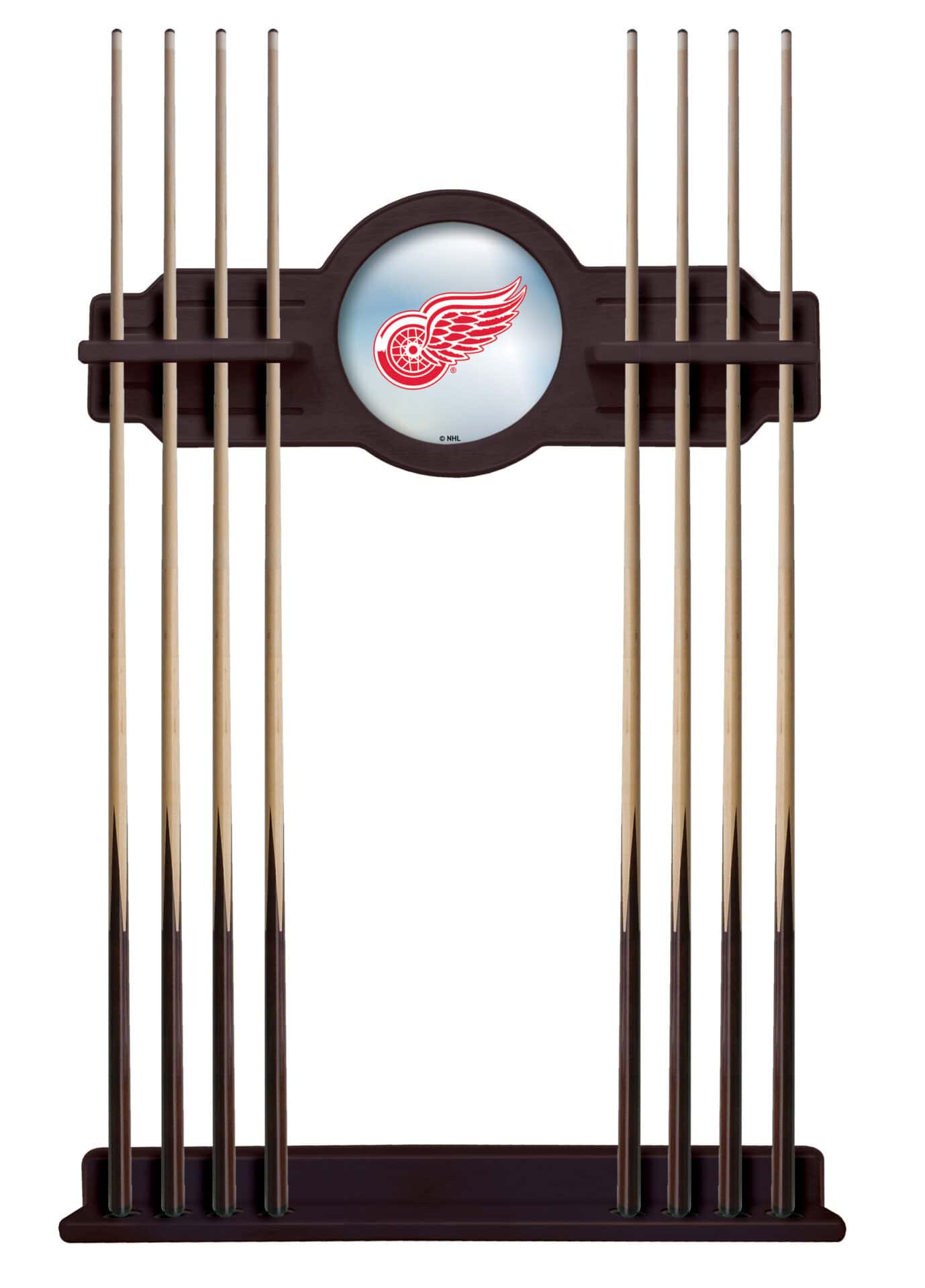 Detroit Red Wings English Tudor Logo Cue Rack 1 Detroit Red Wings English Tudor Logo Cue Rack