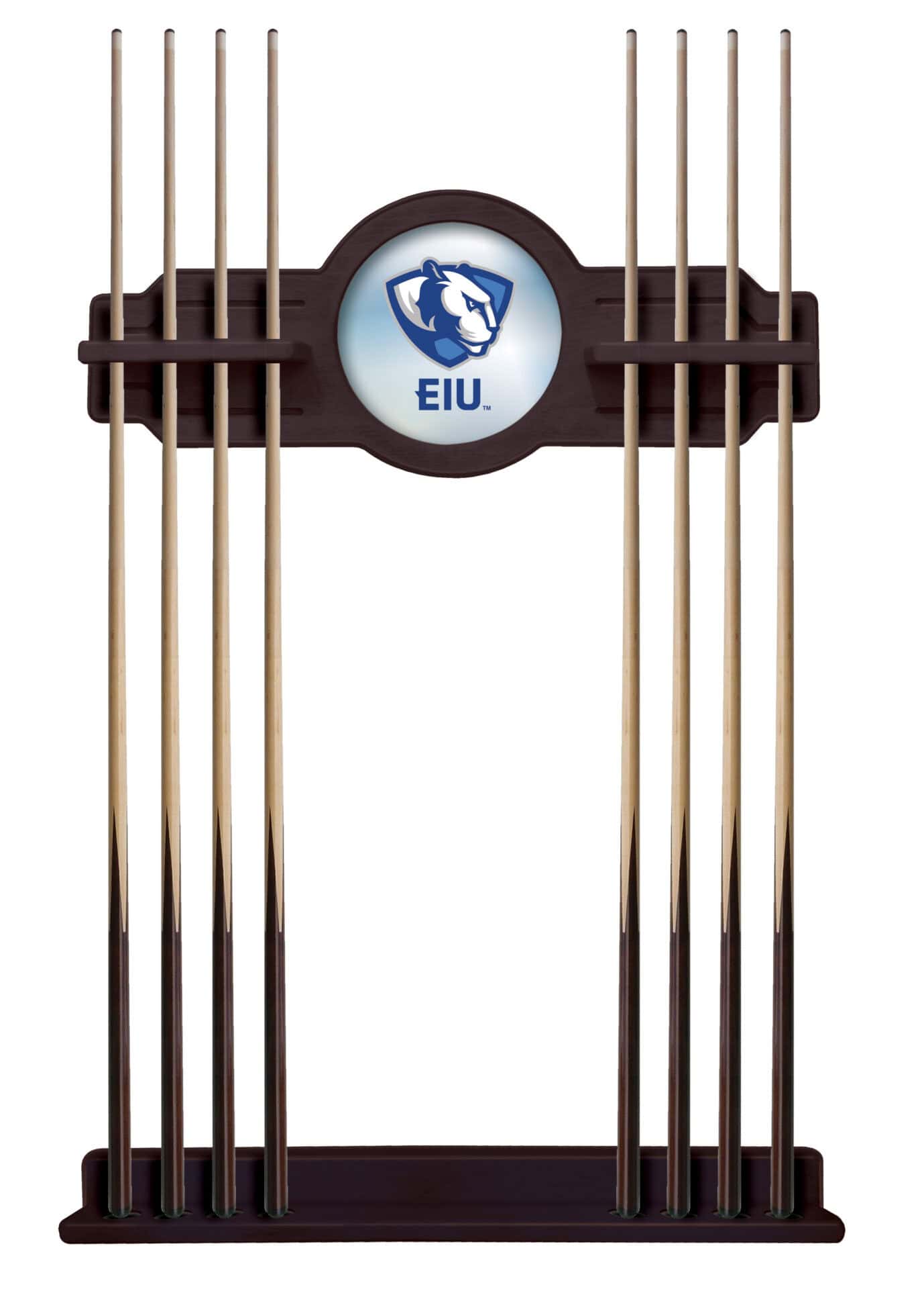 Eastern Illinois University English Tudor Logo Cue Rack 1 Eastern Illinois University English Tudor Logo Cue Rack