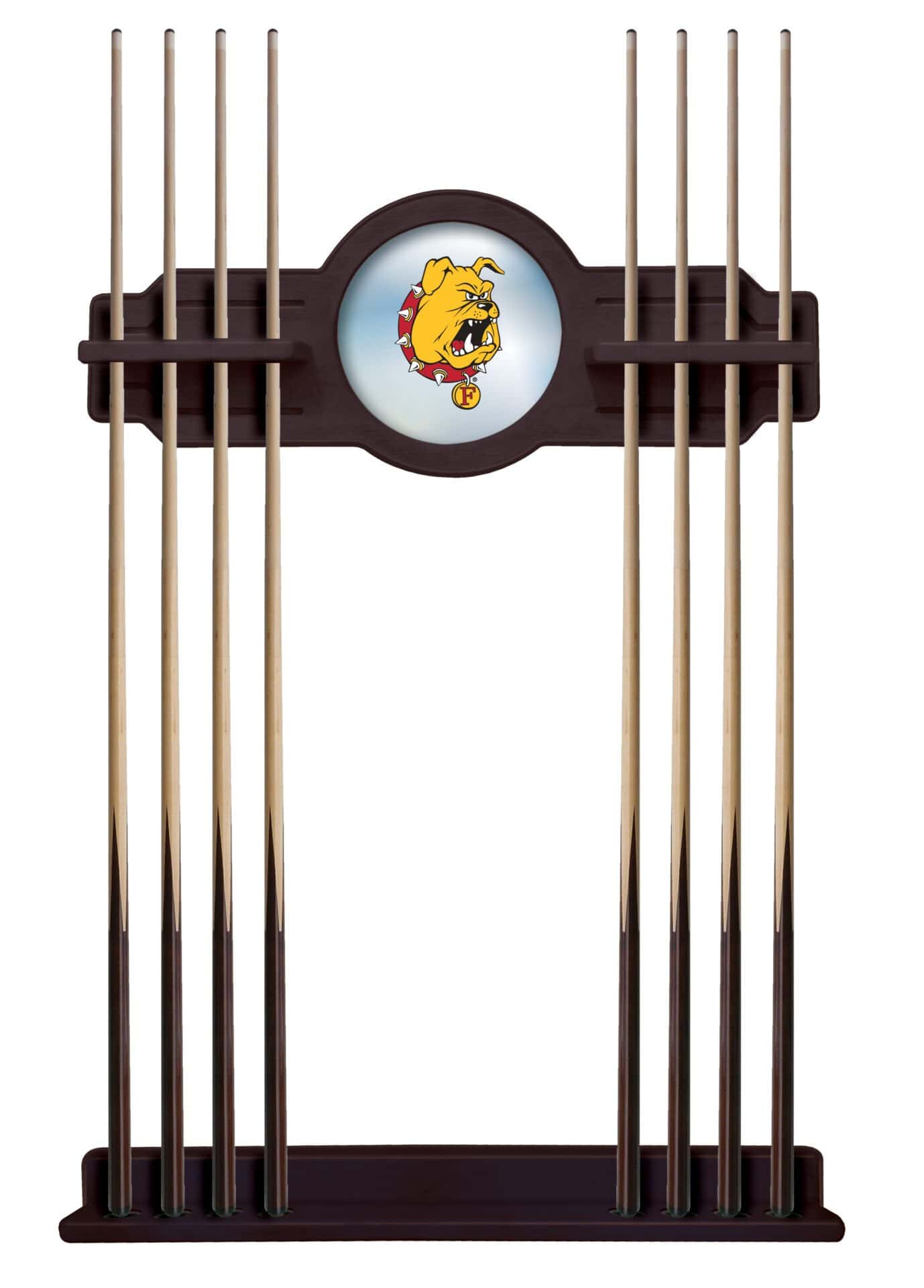 Ferris State University English Tudor Logo Cue Rack 1 Ferris State University English Tudor Logo Cue Rack