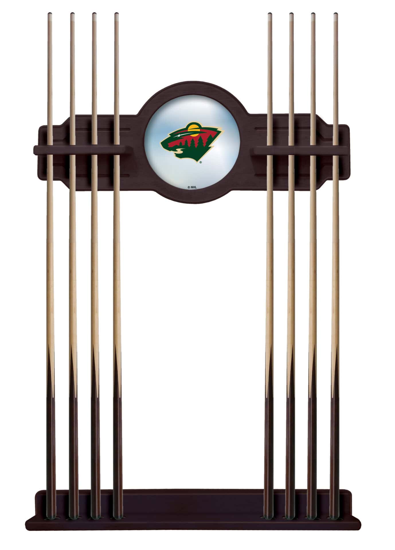 Minnesota Wild English Tudor Logo Cue Rack 1 Minnesota Wild English Tudor Logo Cue Rack