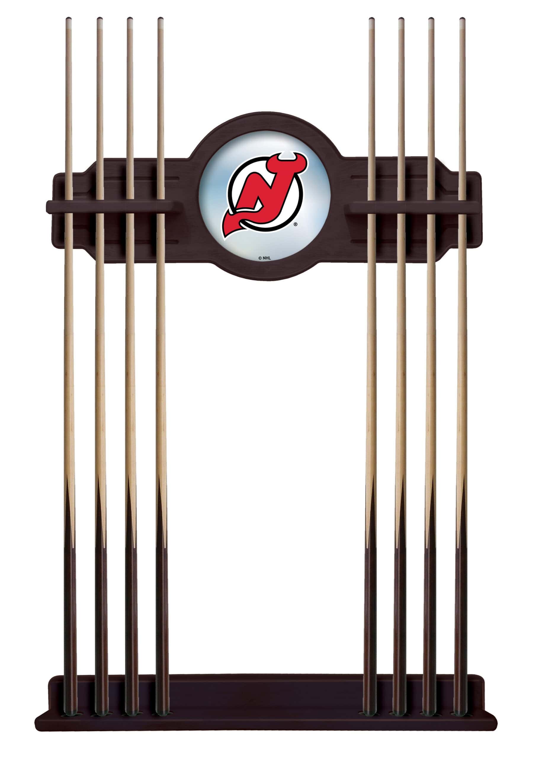 New Jersey Devils English Tudor Logo Cue Rack 7 New Jersey Devils English Tudor Logo Cue Rack