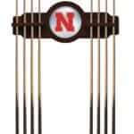 University of Nebraska English Tudor Logo Cue Rack 8 University of Nebraska English Tudor Logo Cue Rack