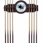 San Jose Sharks English Tudor Logo Cue Rack