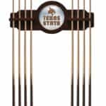 Texas State University English Tudor Logo Cue Rack 8 Texas State University English Tudor Logo Cue Rack
