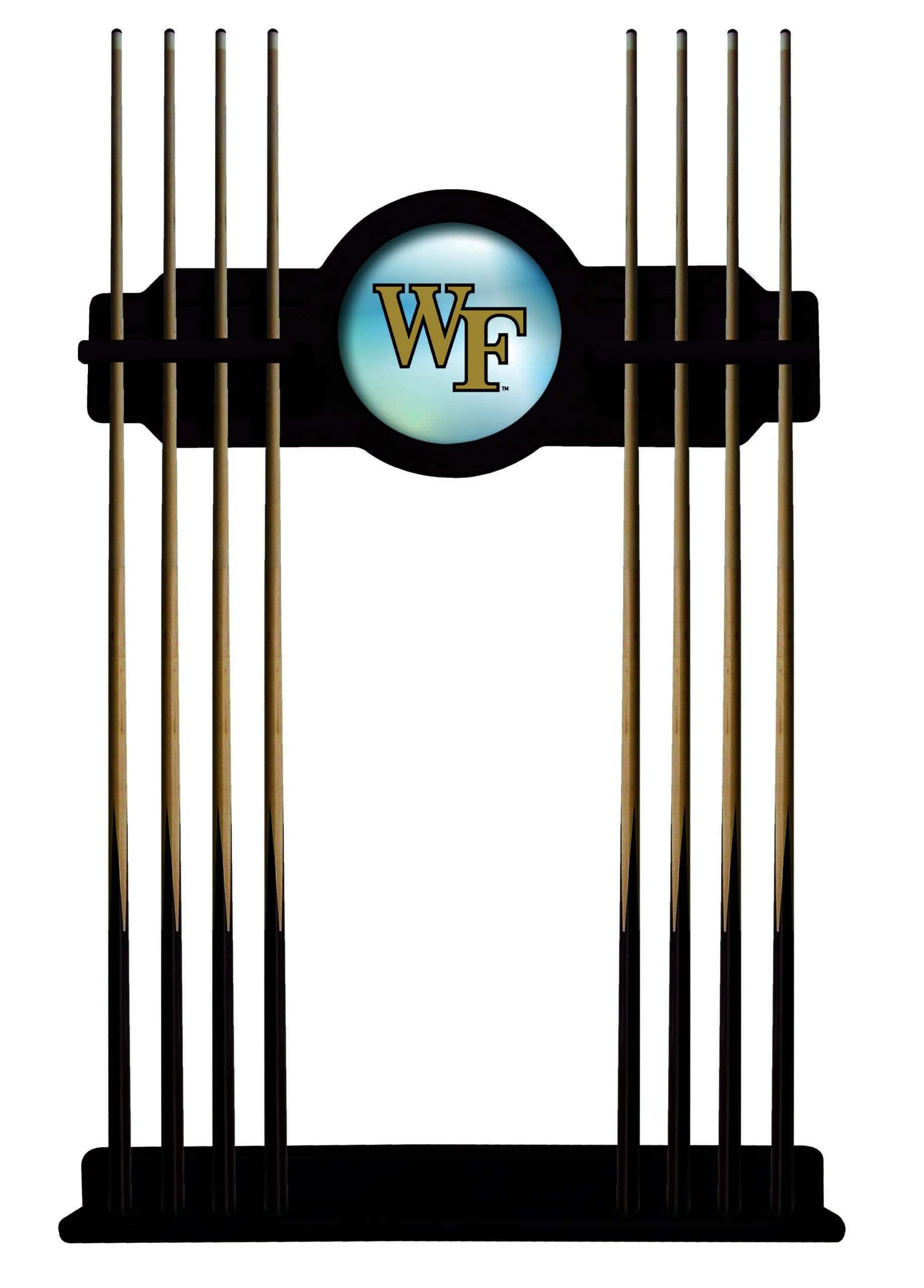 Wake Forest University English Tudor Logo Cue Rack 8 Wake Forest University English Tudor Logo Cue Rack