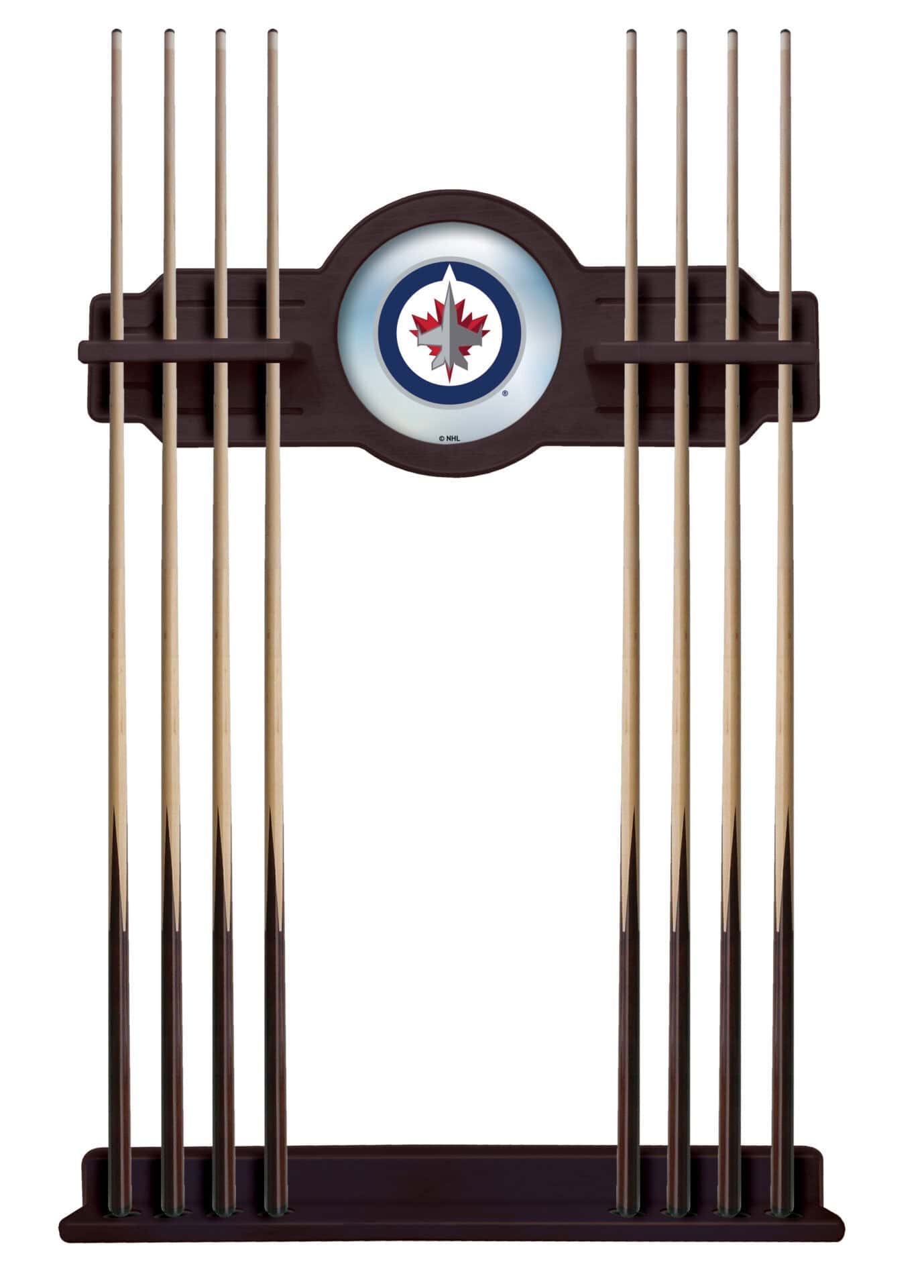 Winnipeg Jets English Tudor Logo Cue Rack 1 Winnipeg Jets English Tudor Logo Cue Rack
