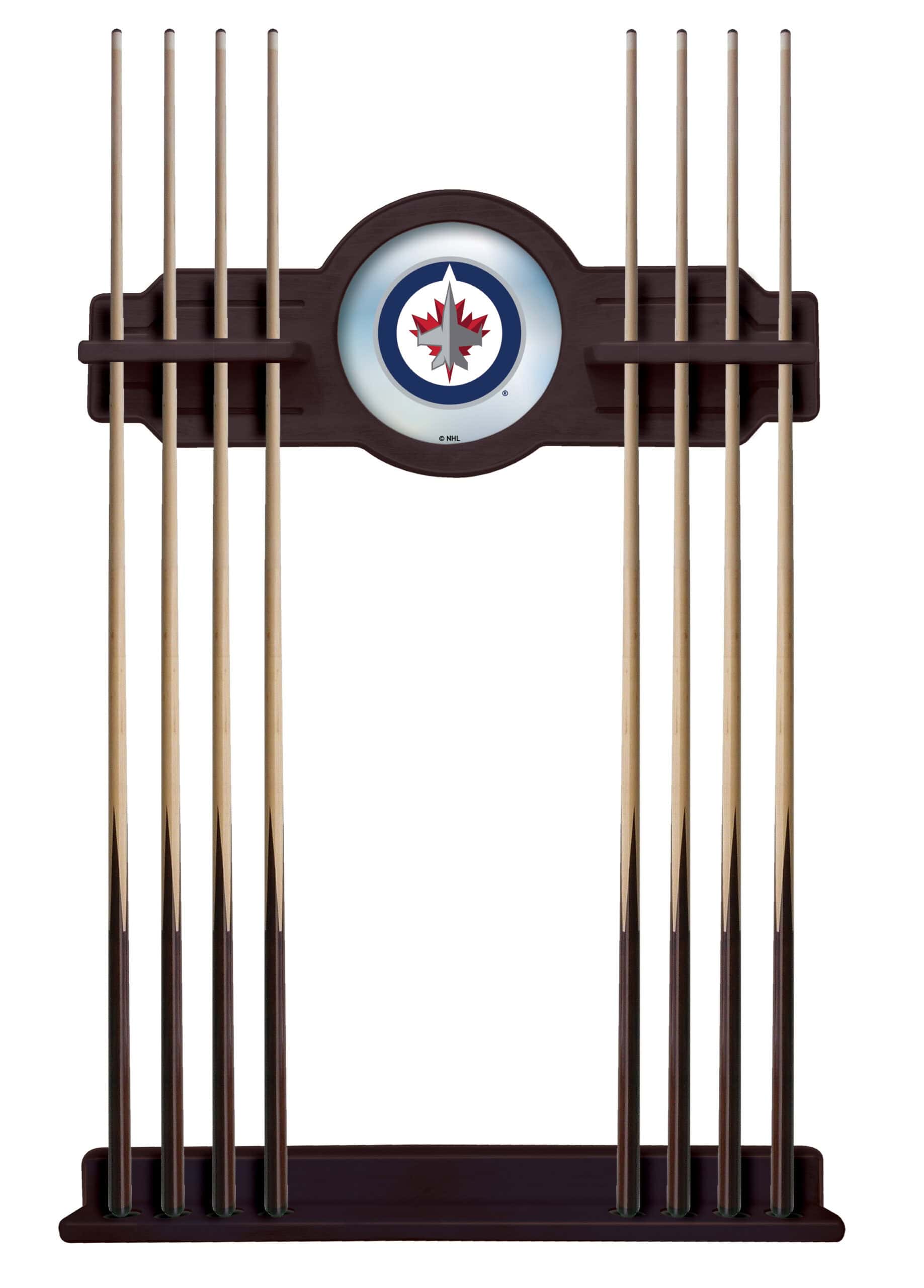 Winnipeg Jets English Tudor Logo Cue Rack 7 Winnipeg Jets English Tudor Logo Cue Rack