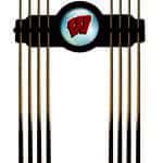University of Wisconsin (W) English Tudor Logo Cue Rack 8 University of Wisconsin (W) English Tudor Logo Cue Rack