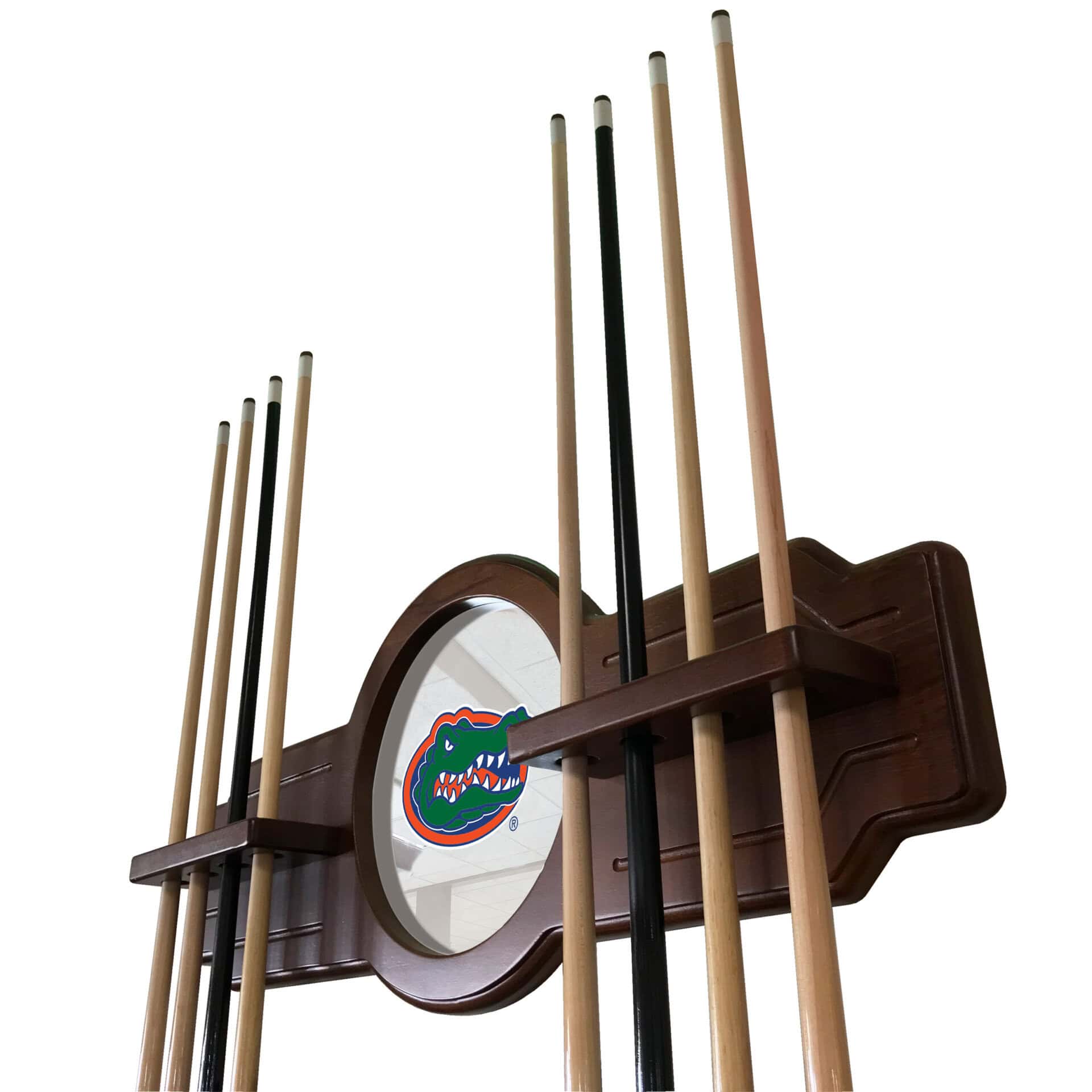 University of Florida Black Logo Cue Rack 8 University of Florida Black Logo Cue Rack
