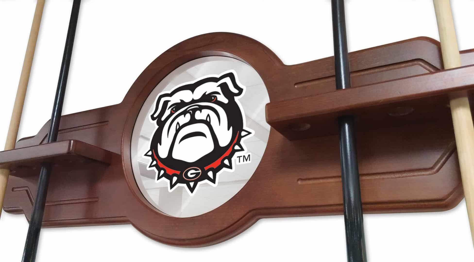 University of Georgia (Bulldog) Navajo Logo Cue Rack 10 University of Georgia (Bulldog) Navajo Logo Cue Rack