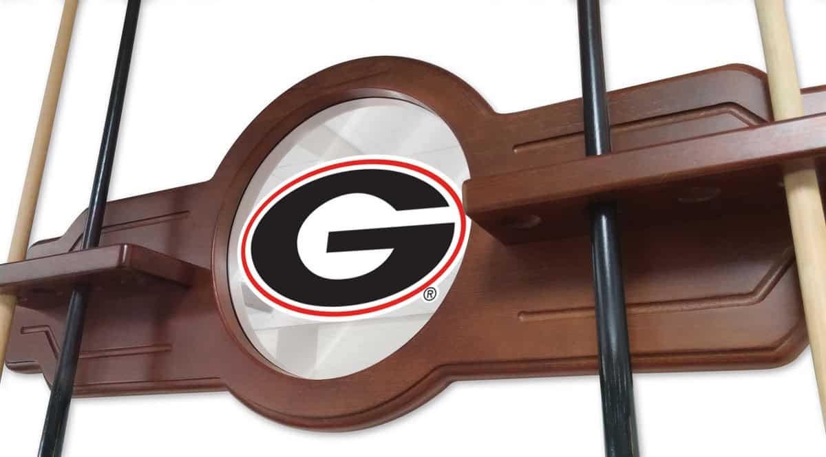 University of Georgia (G) Navajo Logo Cue Rack 3 University of Georgia (G) Navajo Logo Cue Rack - Image 3
