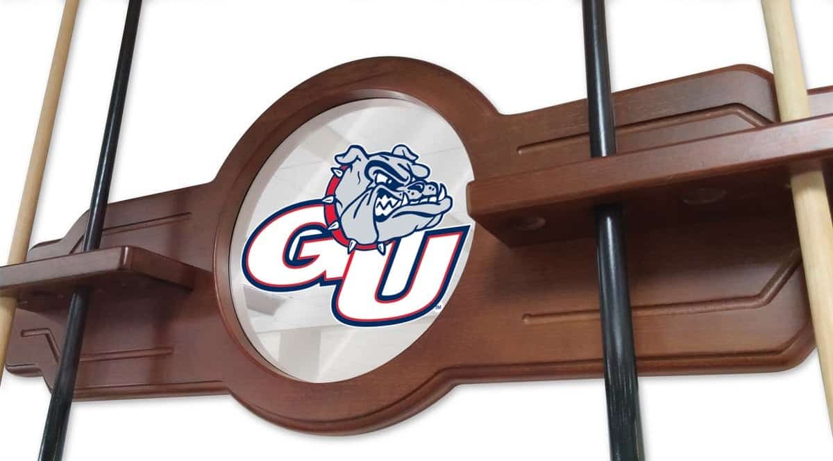 Gonzaga English Tudor Logo Cue Rack 3 Gonzaga English Tudor Logo Cue Rack - Image 3