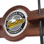 Michigan Tech University Chardonnay Logo Cue Rack