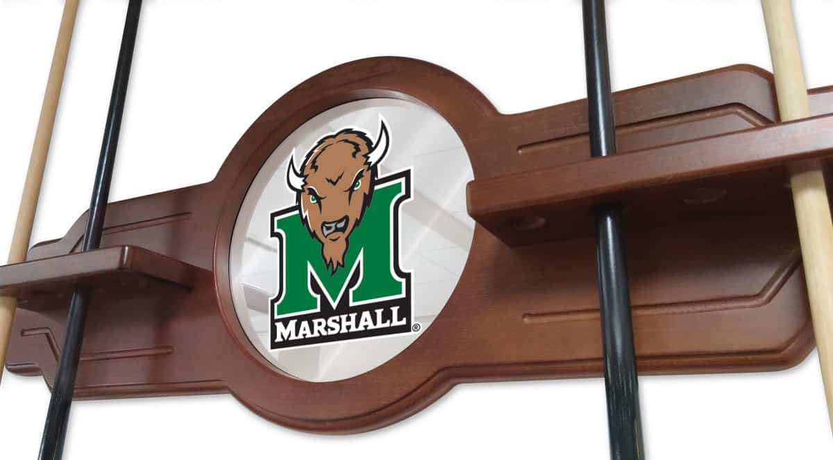 Marshall University Navajo Logo Cue Rack 3 Marshall University Navajo Logo Cue Rack - Image 3