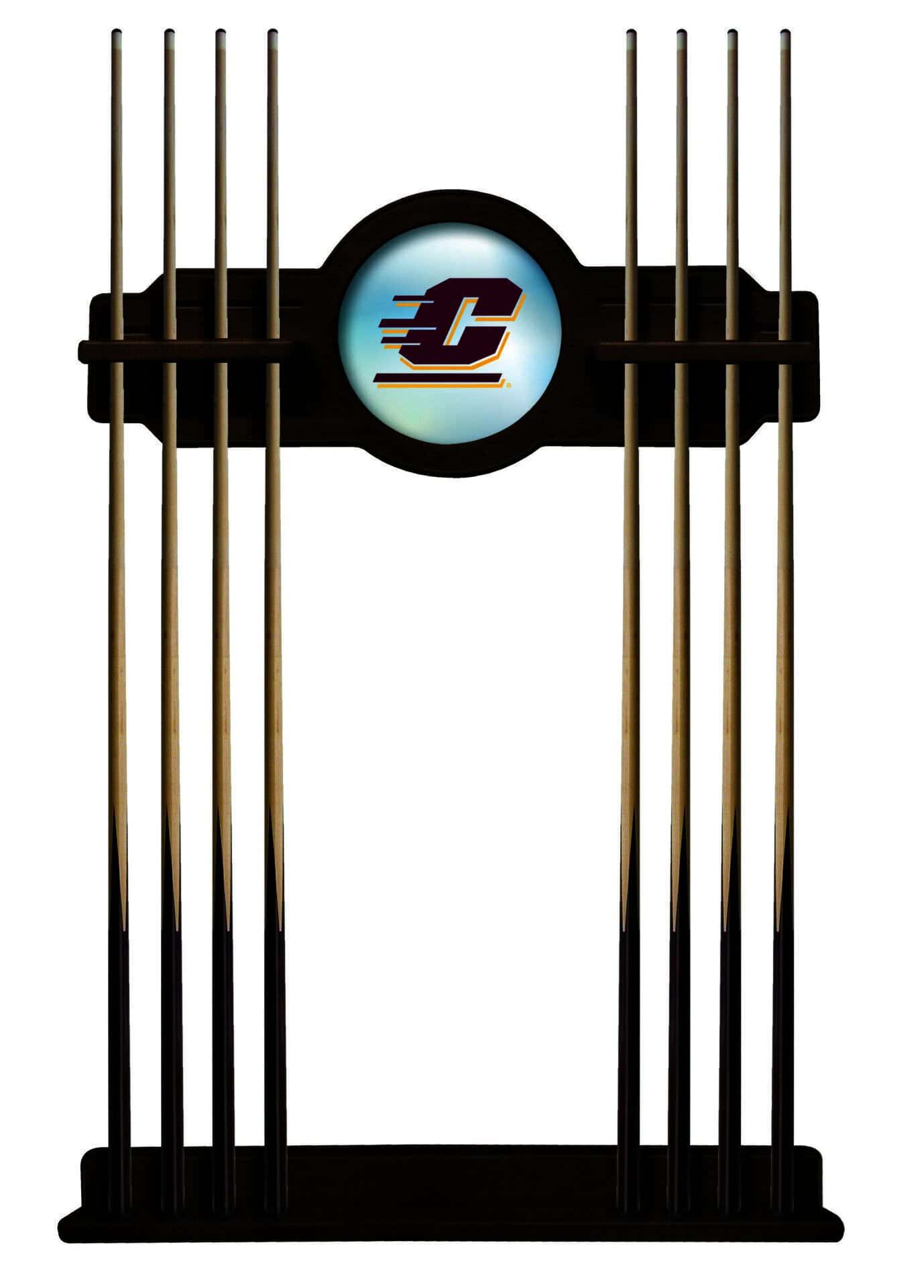 Central Michigan University Navajo Logo Cue Rack 1 Central Michigan University Navajo Logo Cue Rack