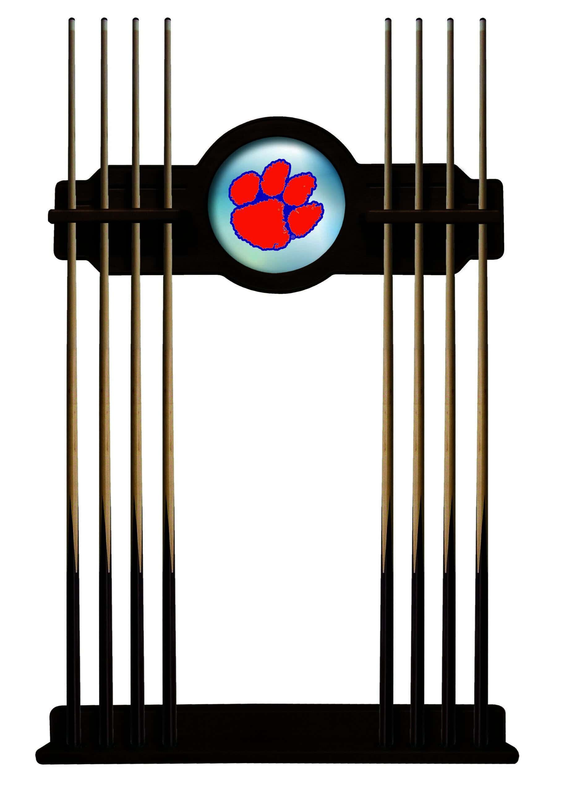 Clemson Navajo Logo Cue Rack 8 Clemson Navajo Logo Cue Rack