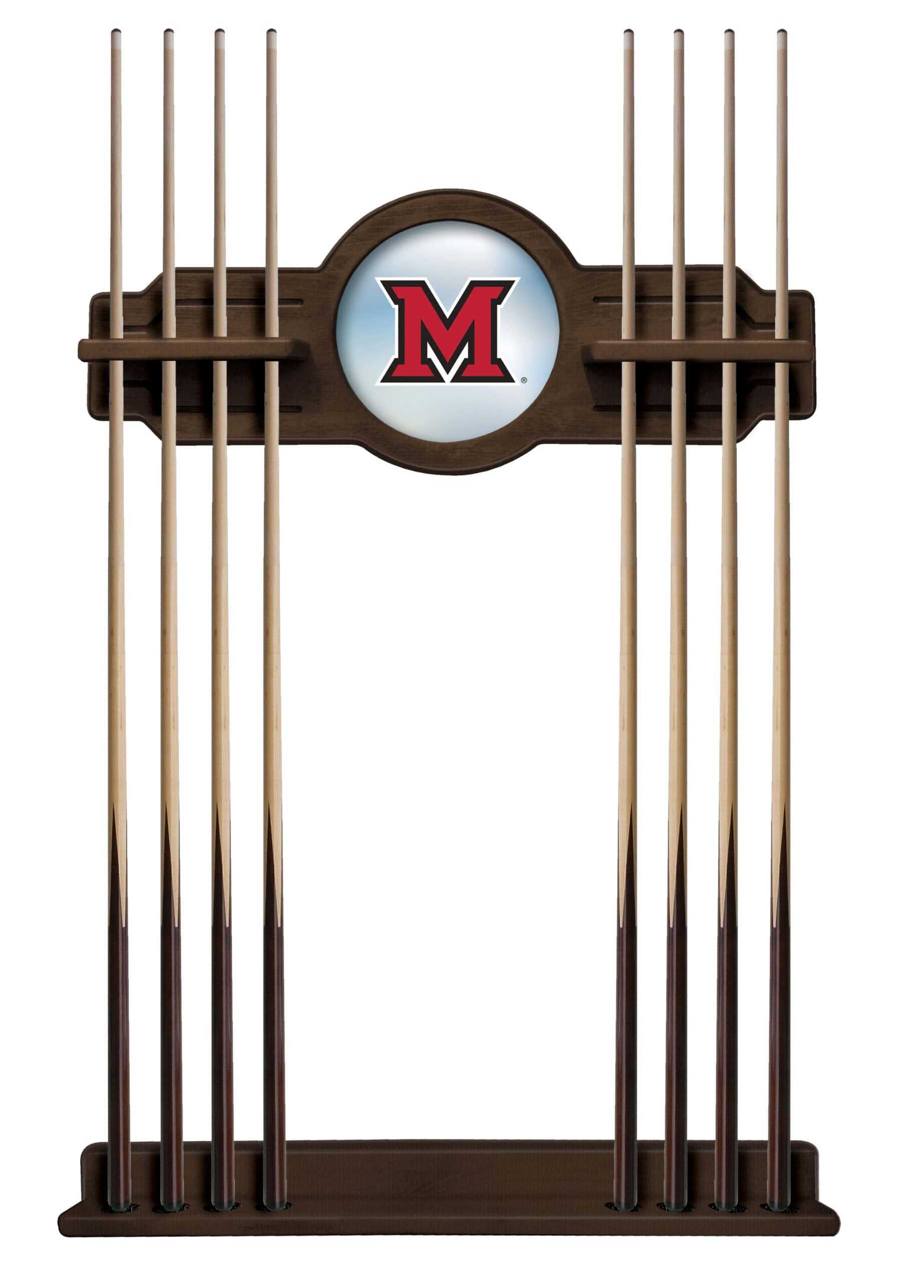 Miami University (OH) Navajo Logo Cue Rack 8 Miami University (OH) Navajo Logo Cue Rack